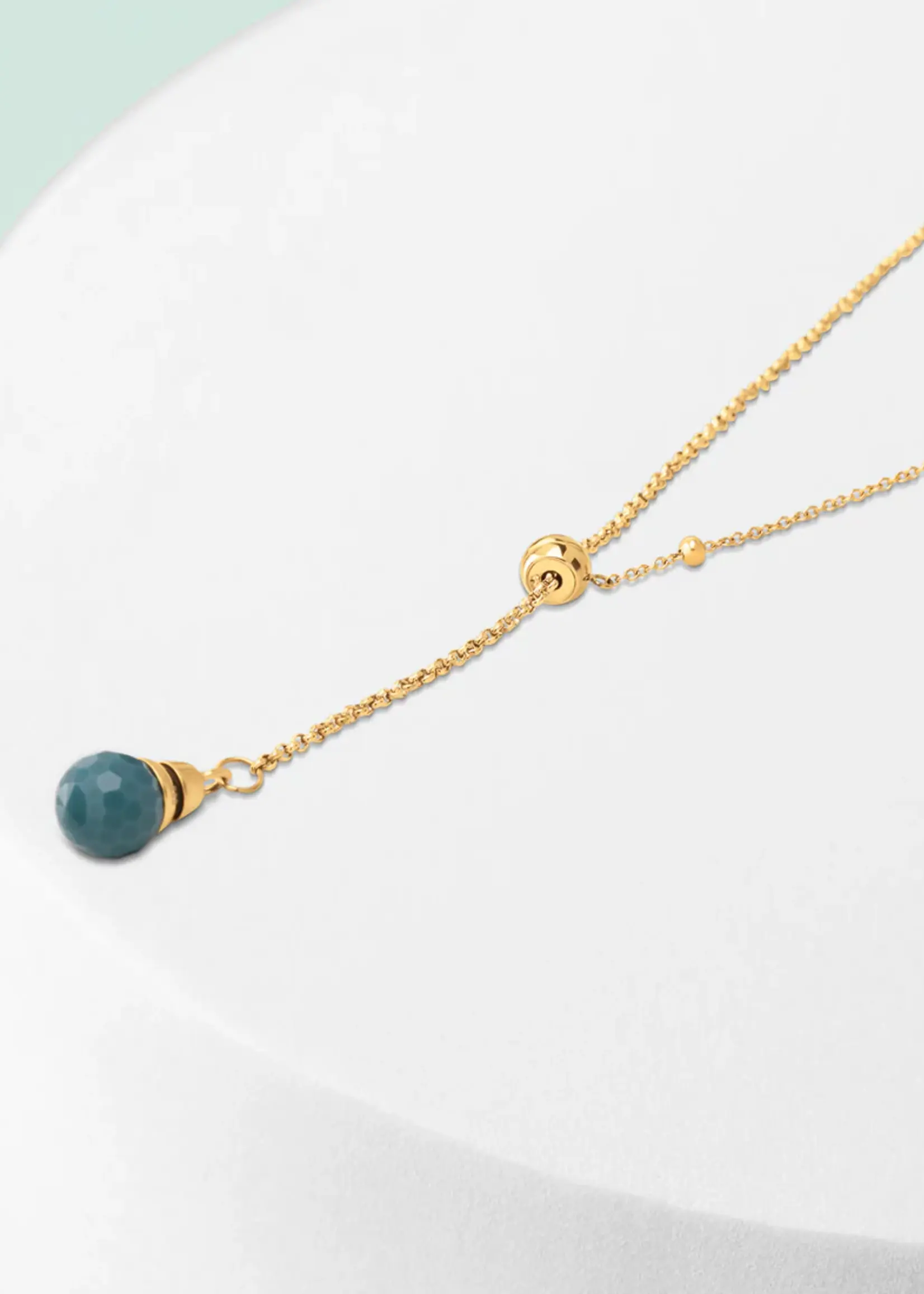 MELANO TWISTED WARM GLIMMER KETTING SET