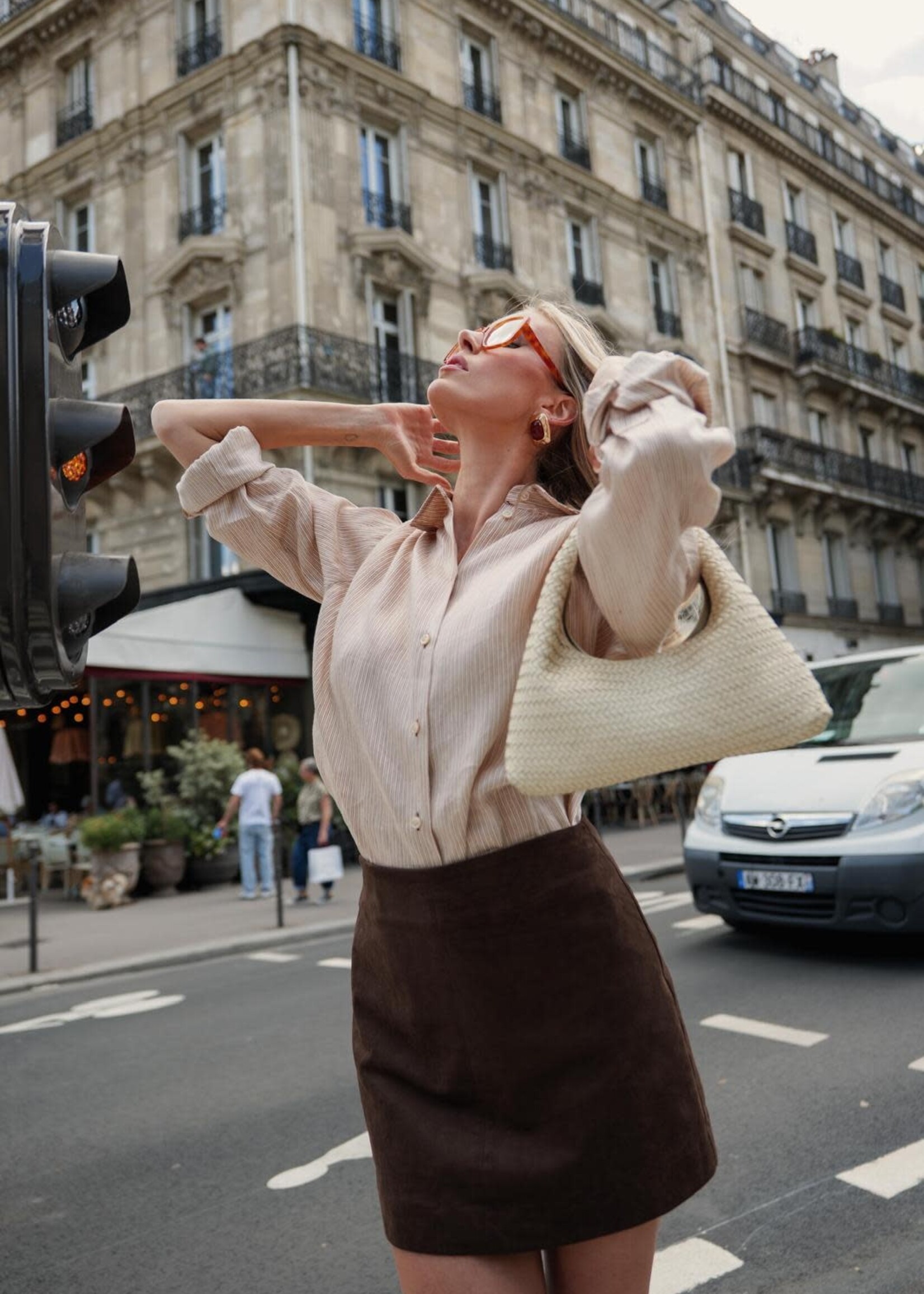 ORAIJE JUPE DALIA COURTE EN DAIM