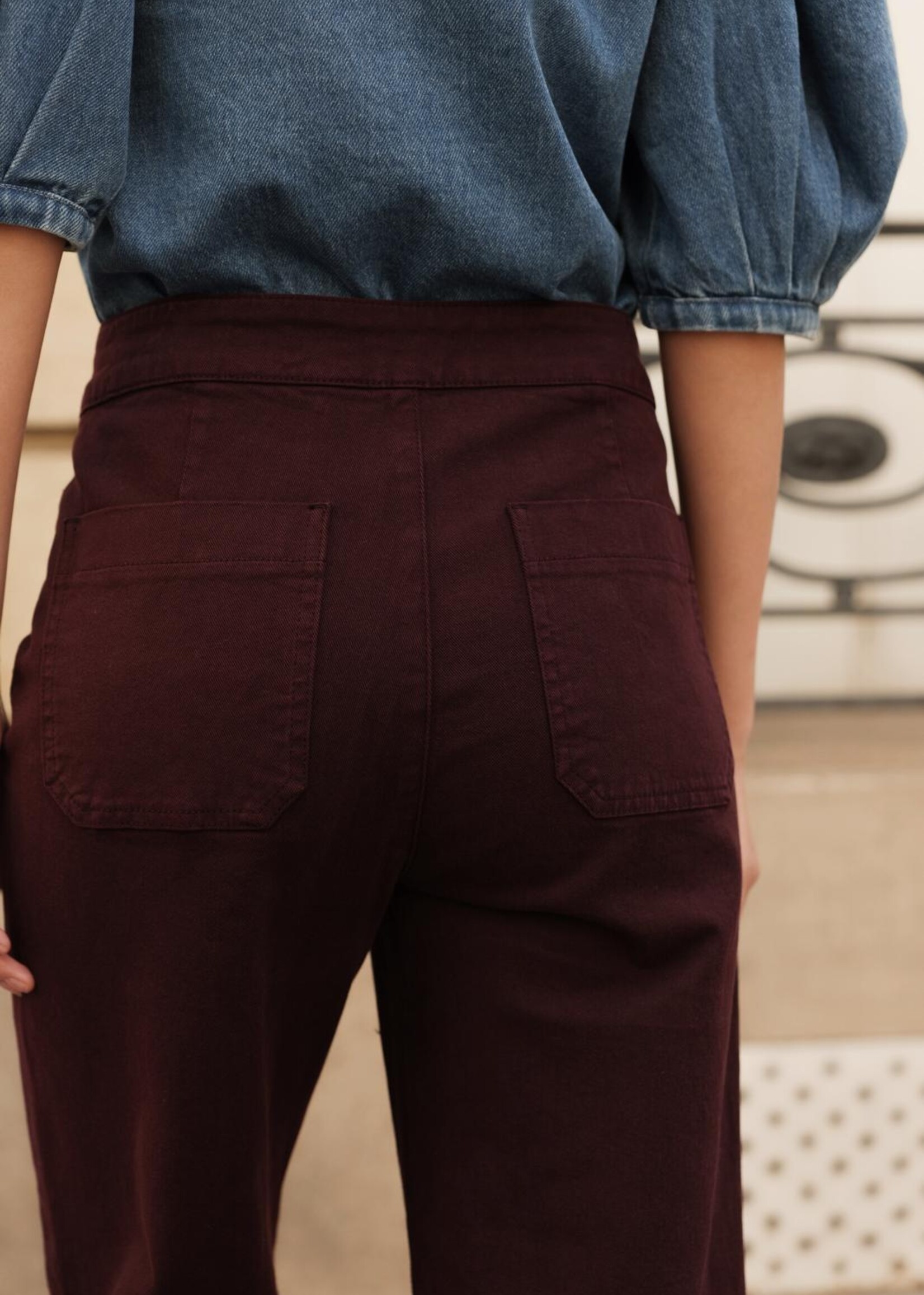 ORAIJE JEAN WIDE CROPPED VICTORINE ANKLE WIDE