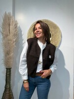 GILET MOUMOUTE A BOUTONS - AVEC ECUSSON