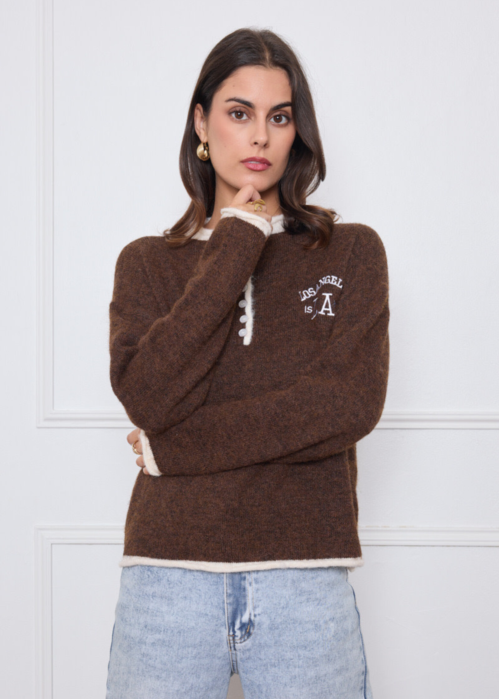 PULL L.A MARRON - ONE SIZE