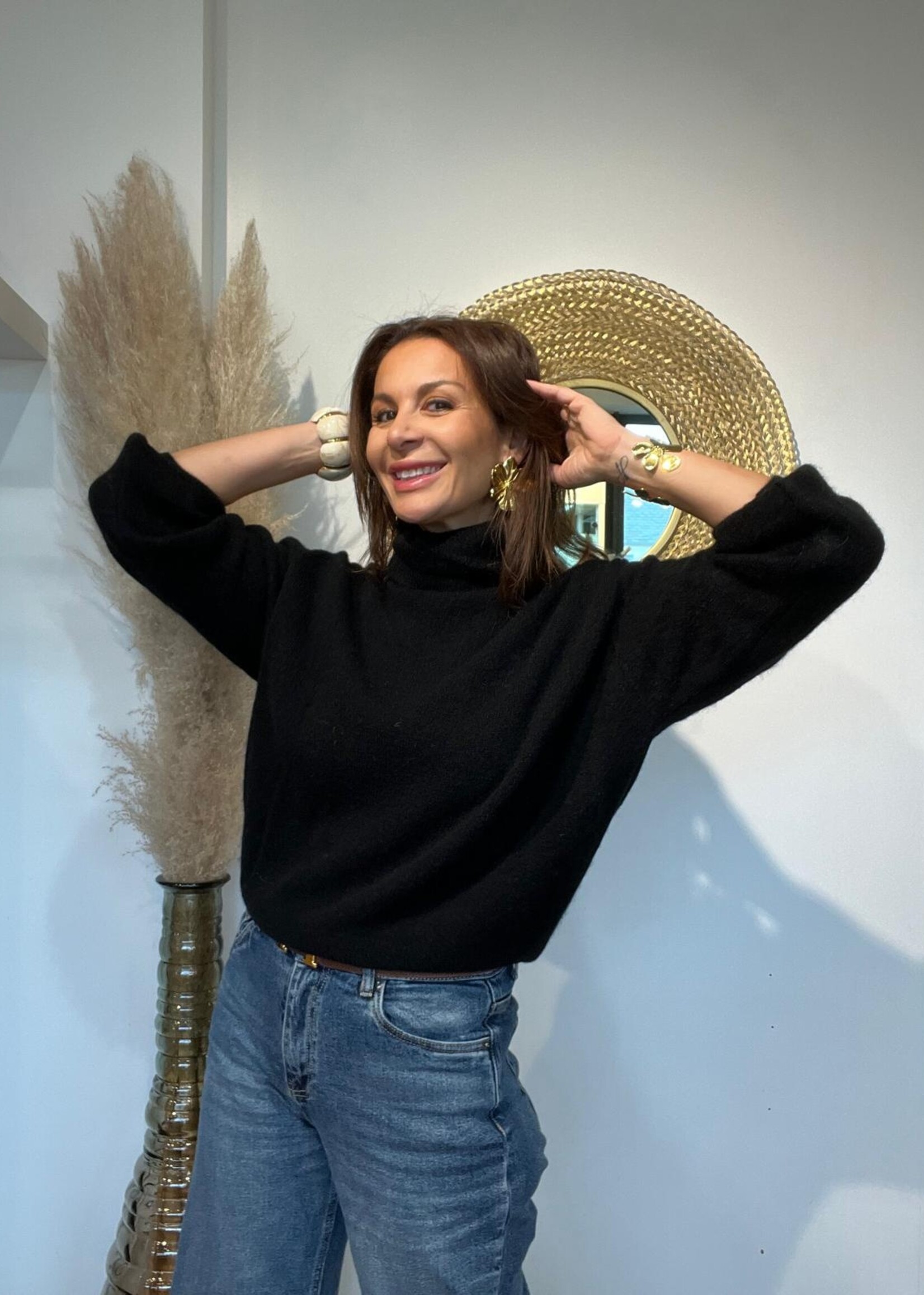 PULL COL ROULE BABY ALPAGA