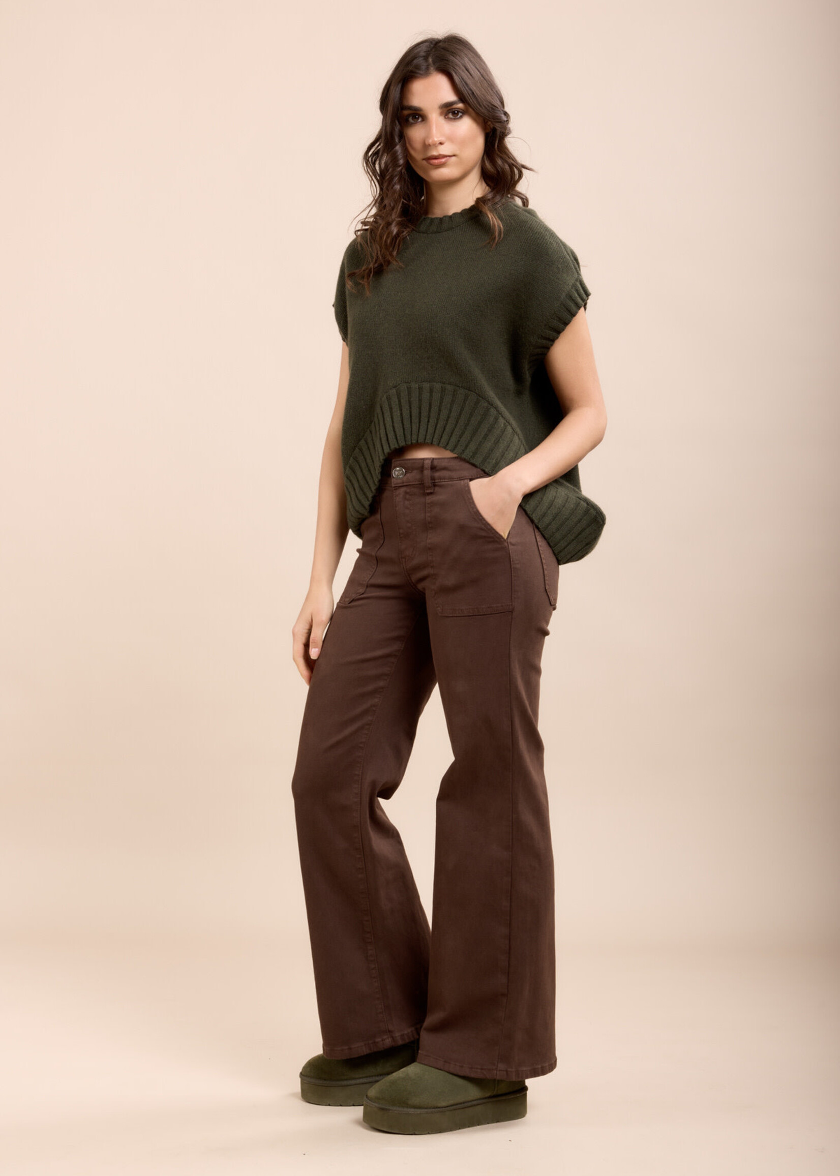 TOXIK3 JEAN FLARE GRANDES POCHES