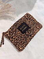 POCHETTE MESSAGE LEOPARD