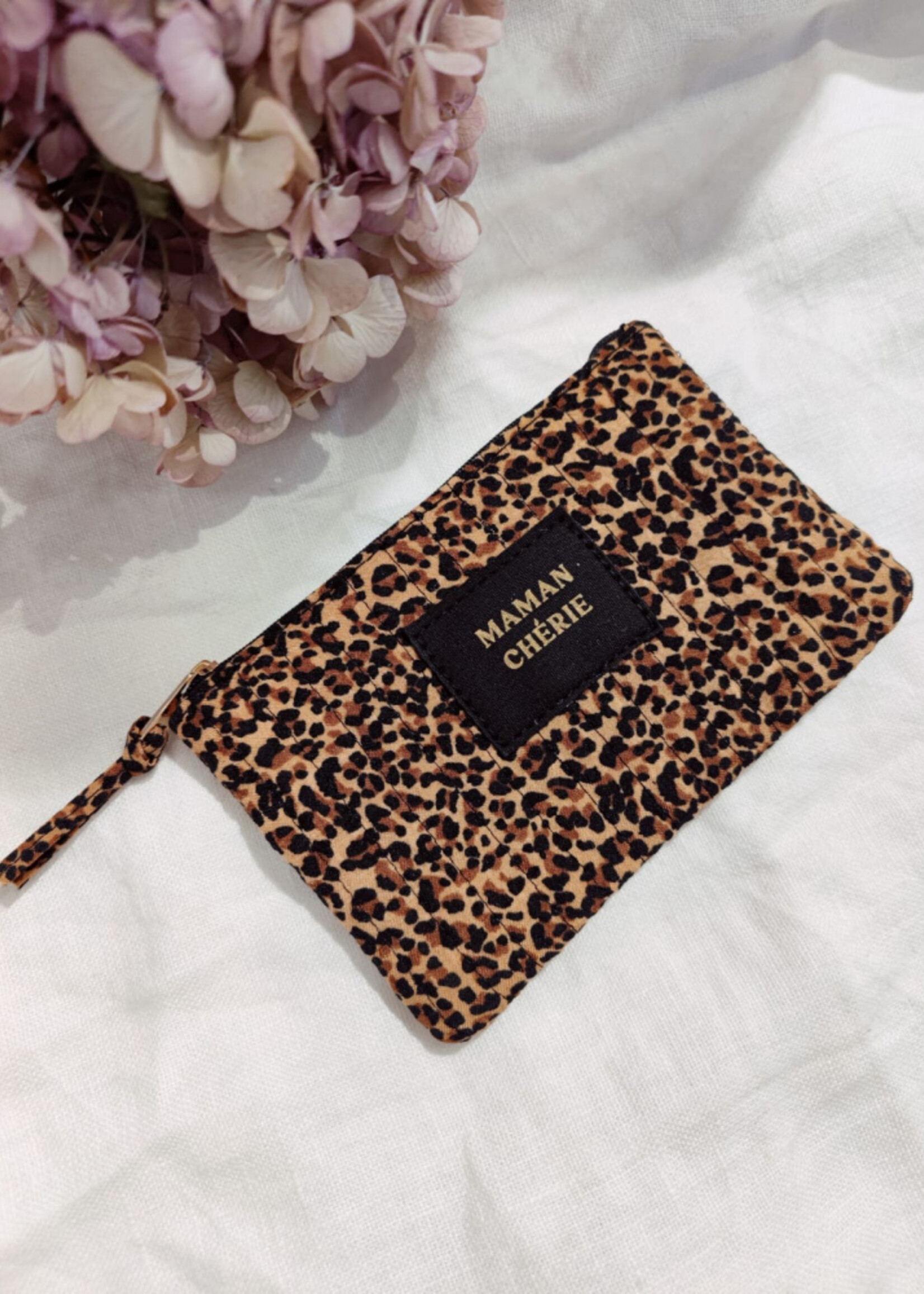 POCHETTE MESSAGE LEOPARD