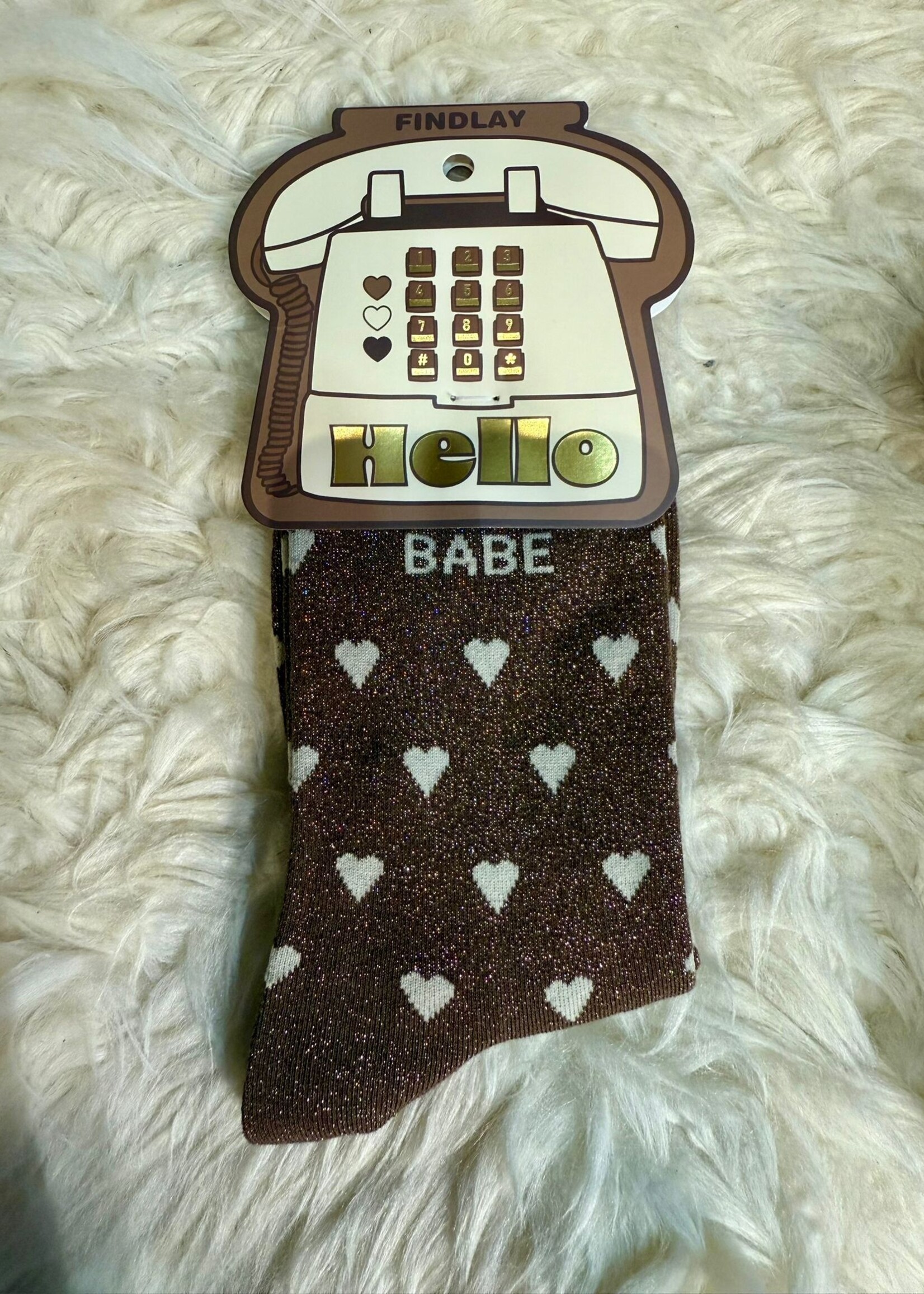 PM MÈRE & FILLE GLITTER SOKKEN