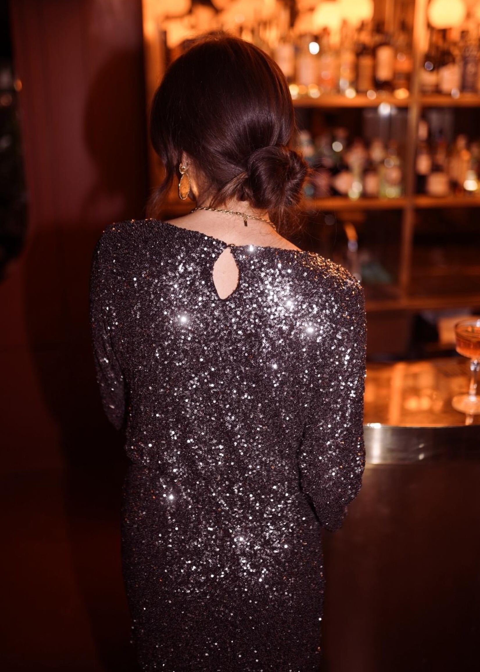 ROBE FIESTA LONGUE MANCHES