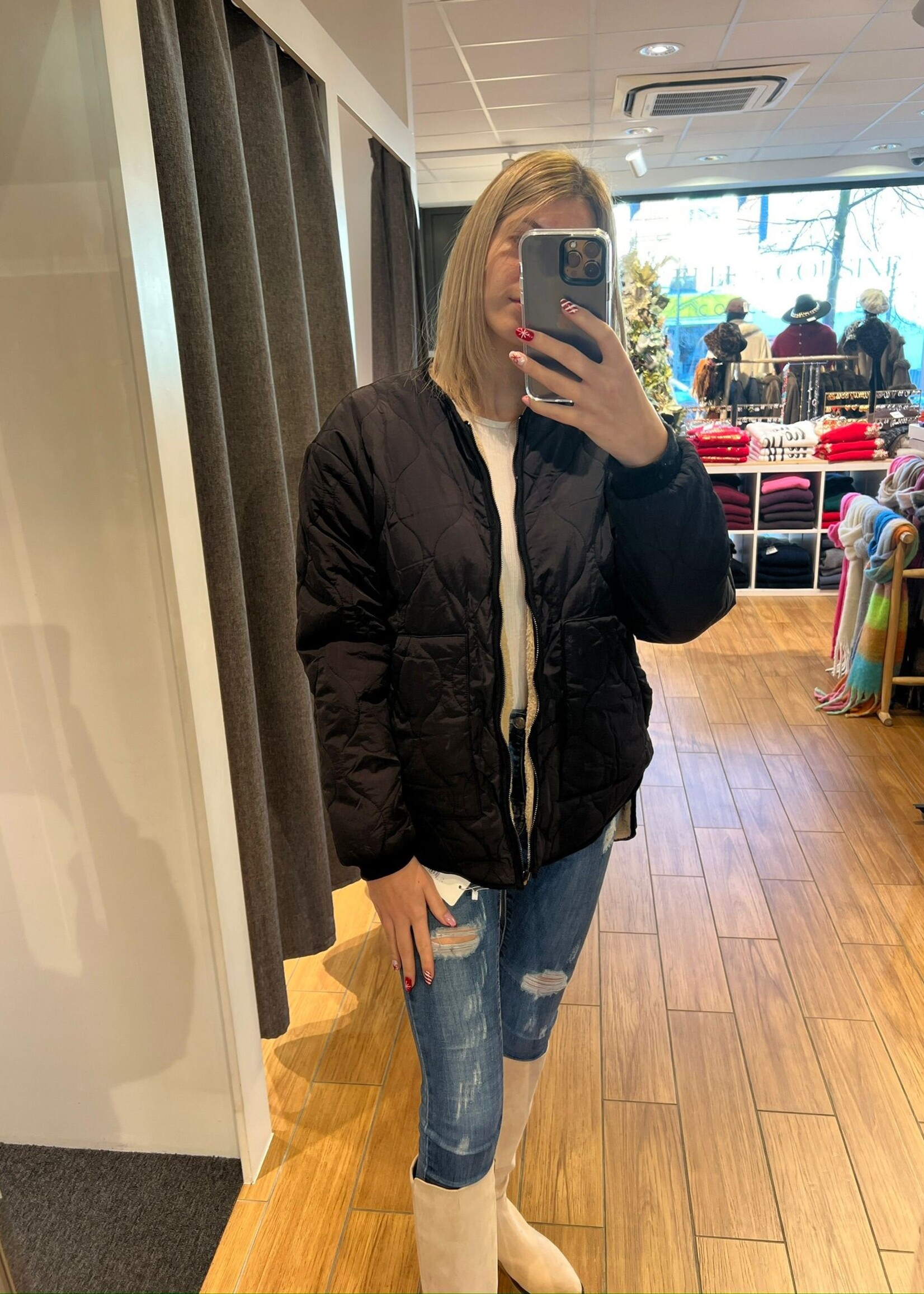 SO SWEET VESTE MATELASSÉ REVERSIBLE