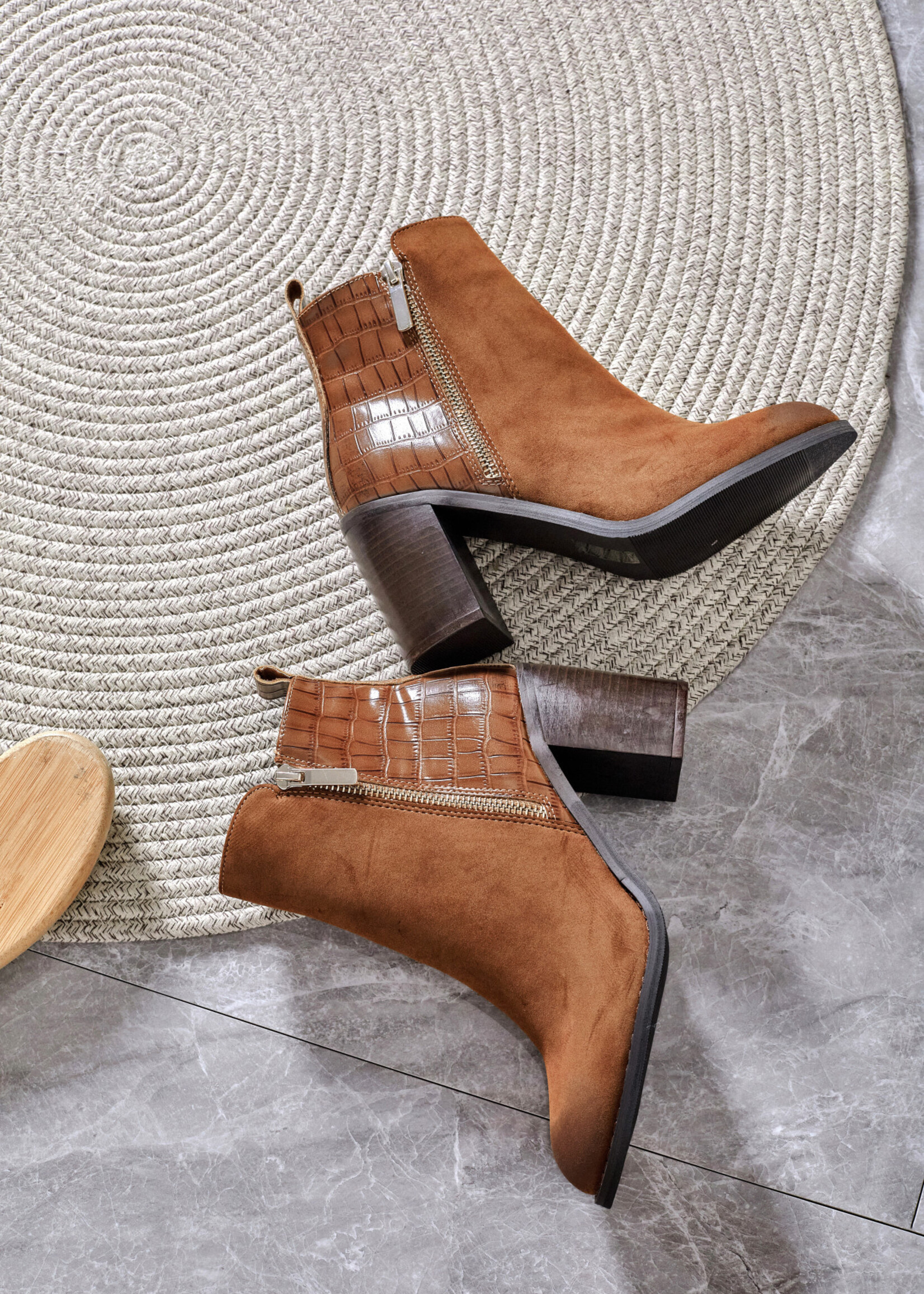 BOTTINES DIN AVEC TALON BLOC