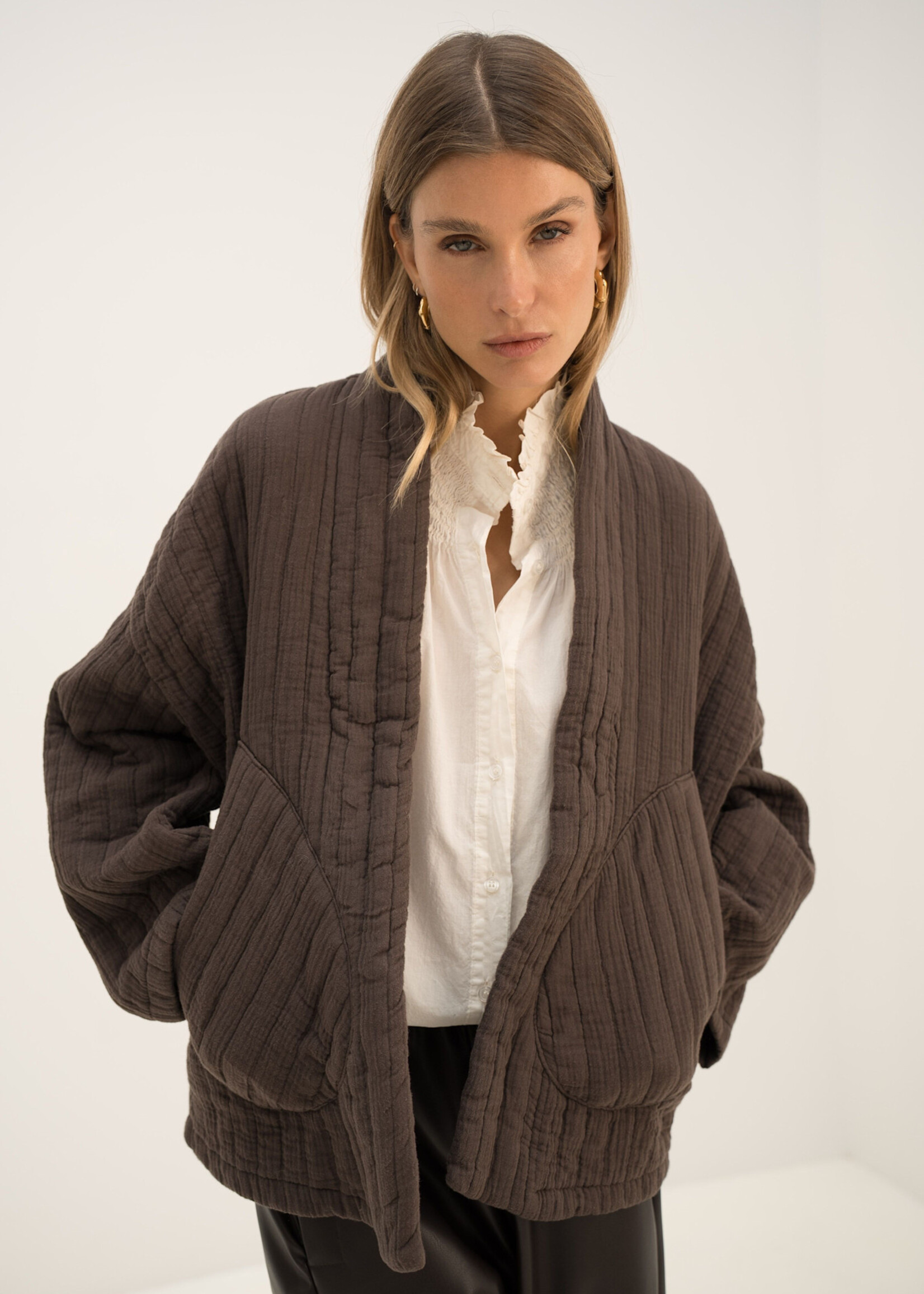 Veste Matelassée en Gaze de Coton – 100% Coton