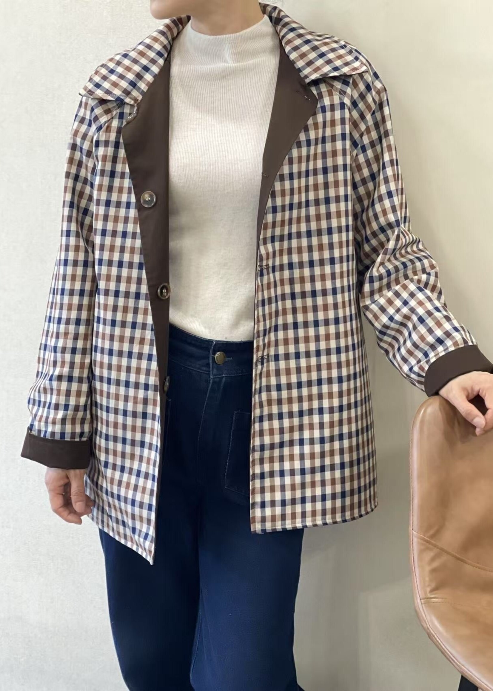 HALFLANGE OMKEERBARE JAS