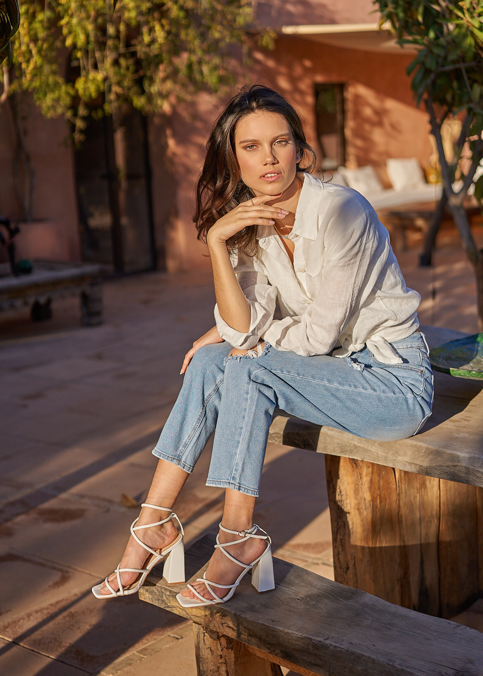 ORAIJE JEANS BOYFRIEND TAILLE HAUTE