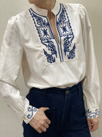CHEMISE MARINA BRODERIE BLEU