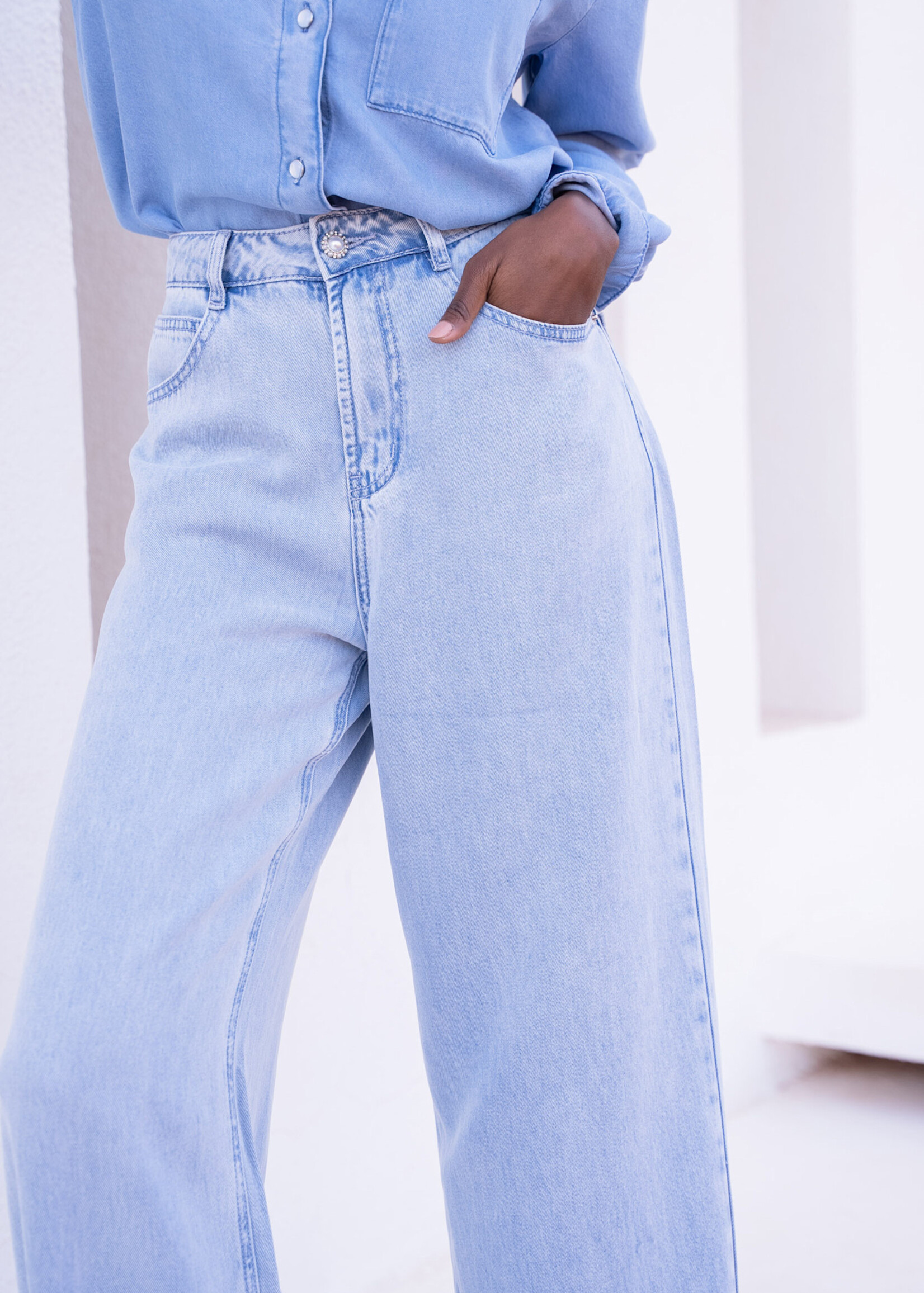 ORAIJE JEAN WILENE WIDE - LYOCELL