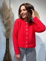 Vest maxima met knopen en ronde hals