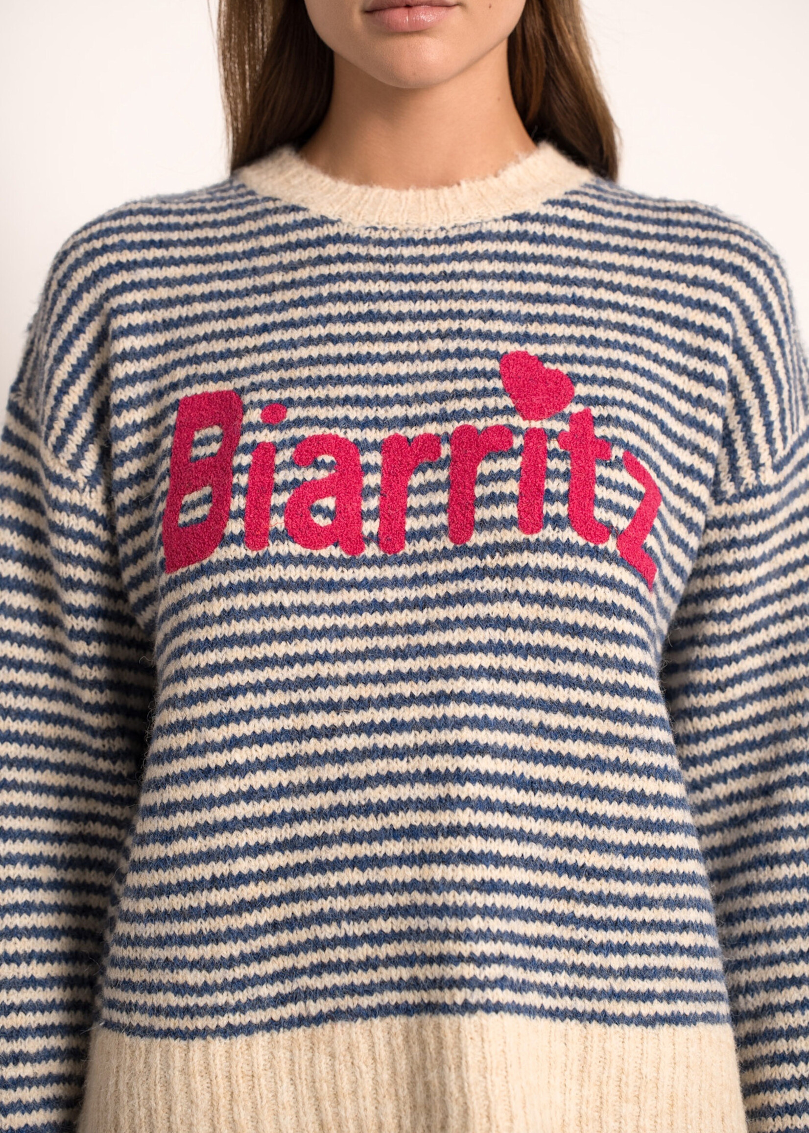 PULL BIARRITZ LIGNÉ - ONE SIZE