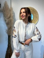 CHEMISE BRODERIE SUR LES MANCHES