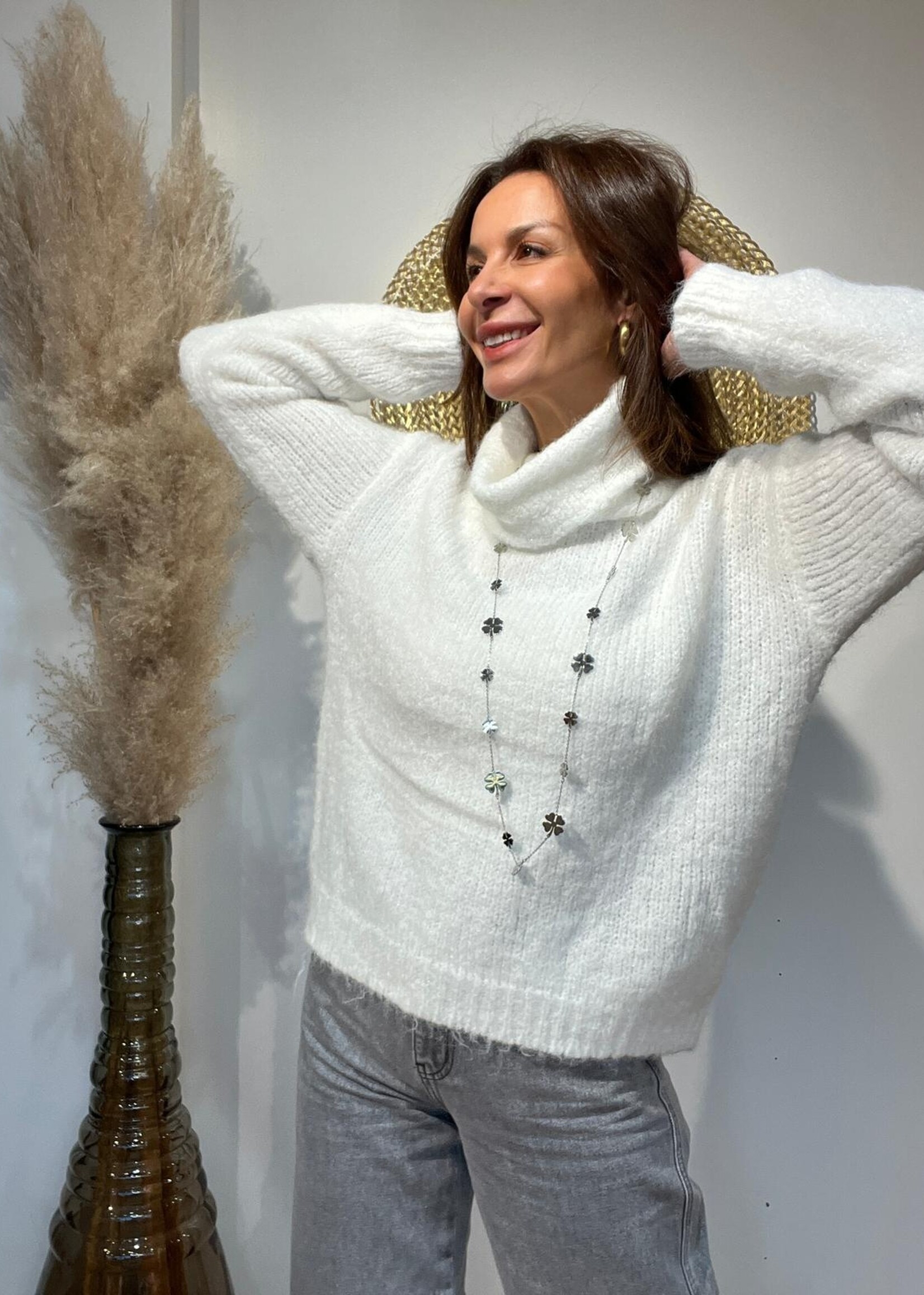 PULL OVERSIZE COL ROULÉ