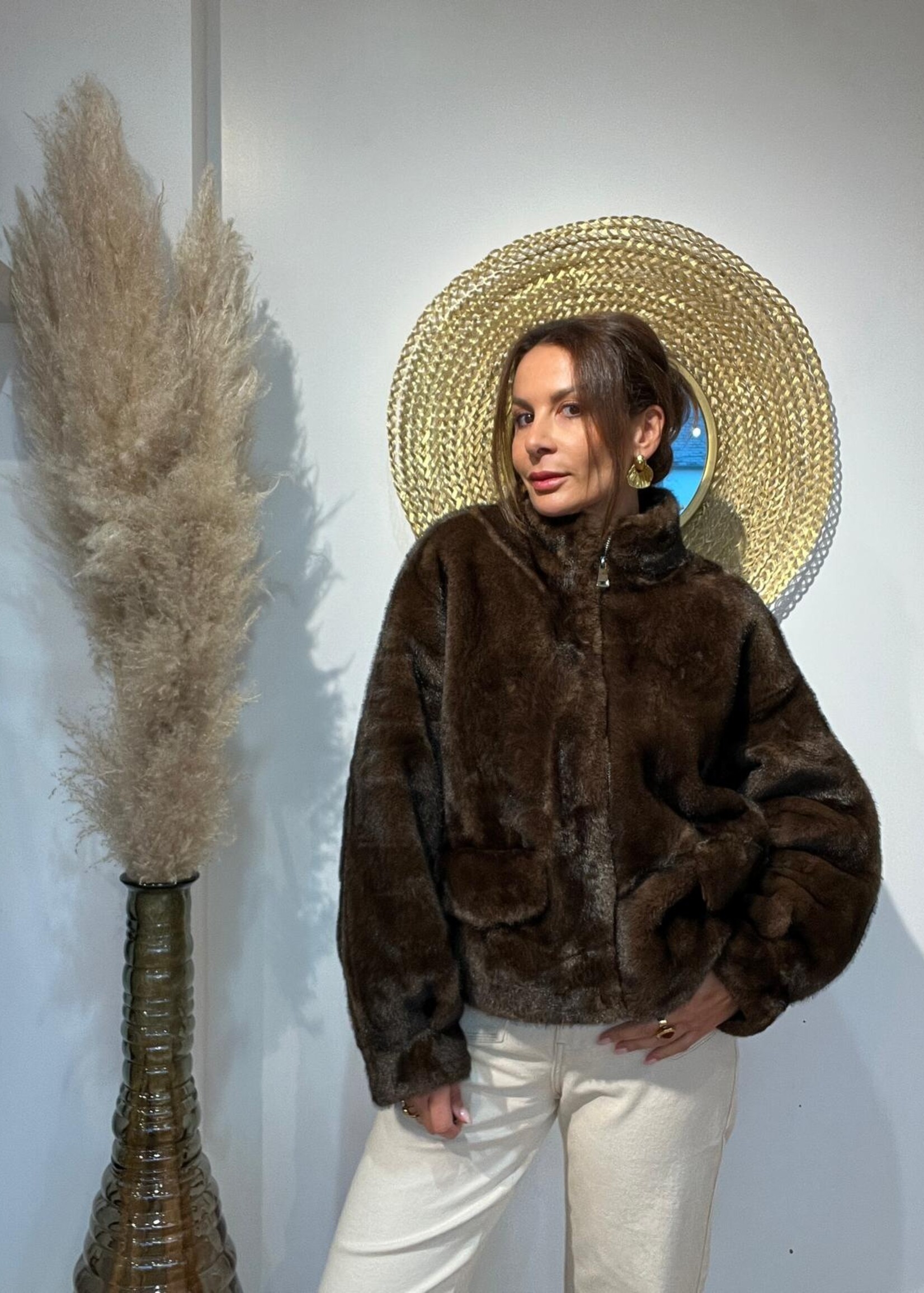KORTE JAS FAUX FUR