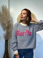 PULL BIARRITZ LIGNÉ - ONE SIZE