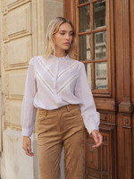 TUNIQUE RAYÉE DENTELLE DANS LE DOS