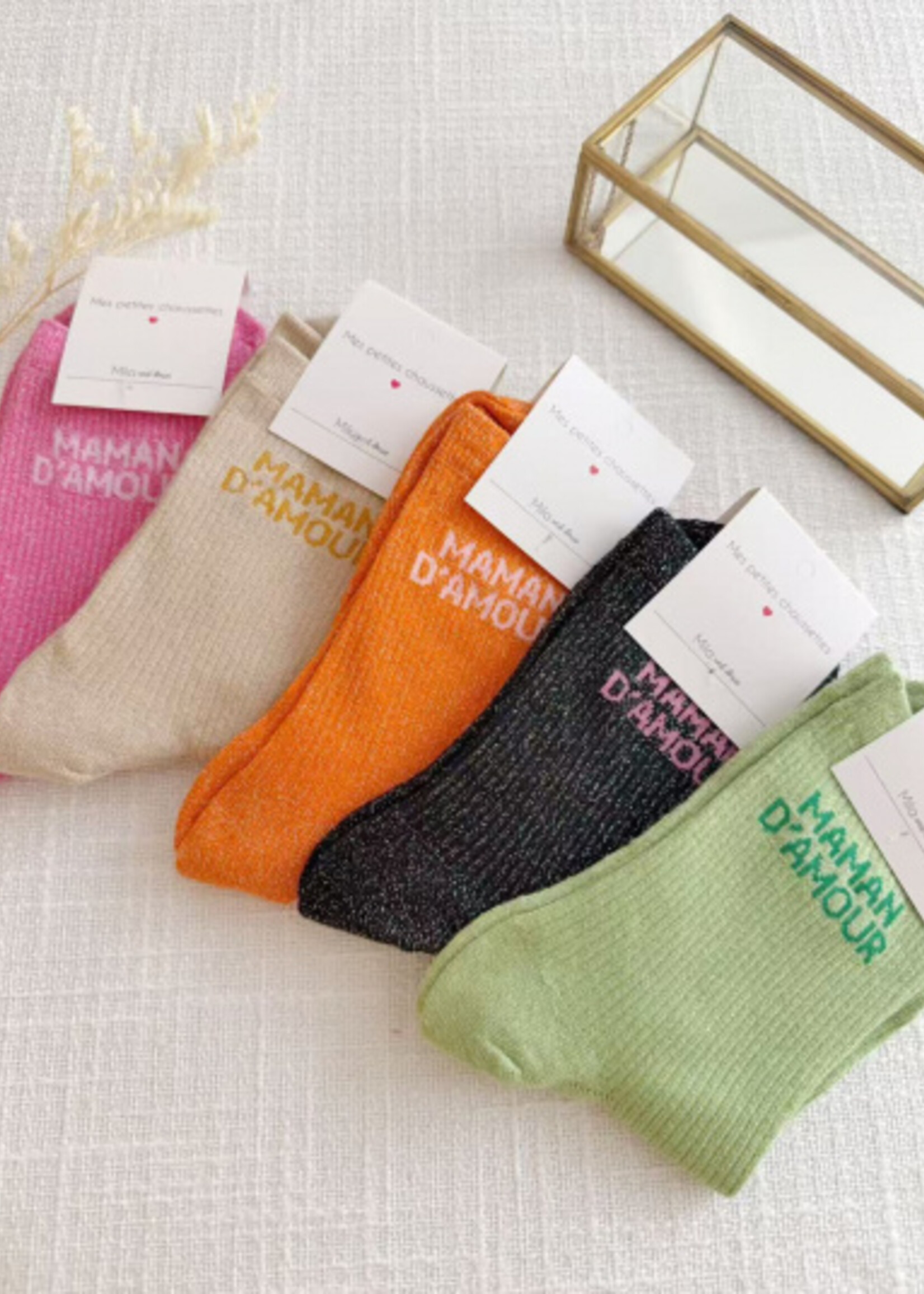 CHAUSSETTES PAILLETÉS - MAMAN D’AMOUR