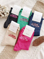 Chaussettes pailletées chérie d’amour