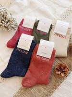 Chaussettes pailletées my love