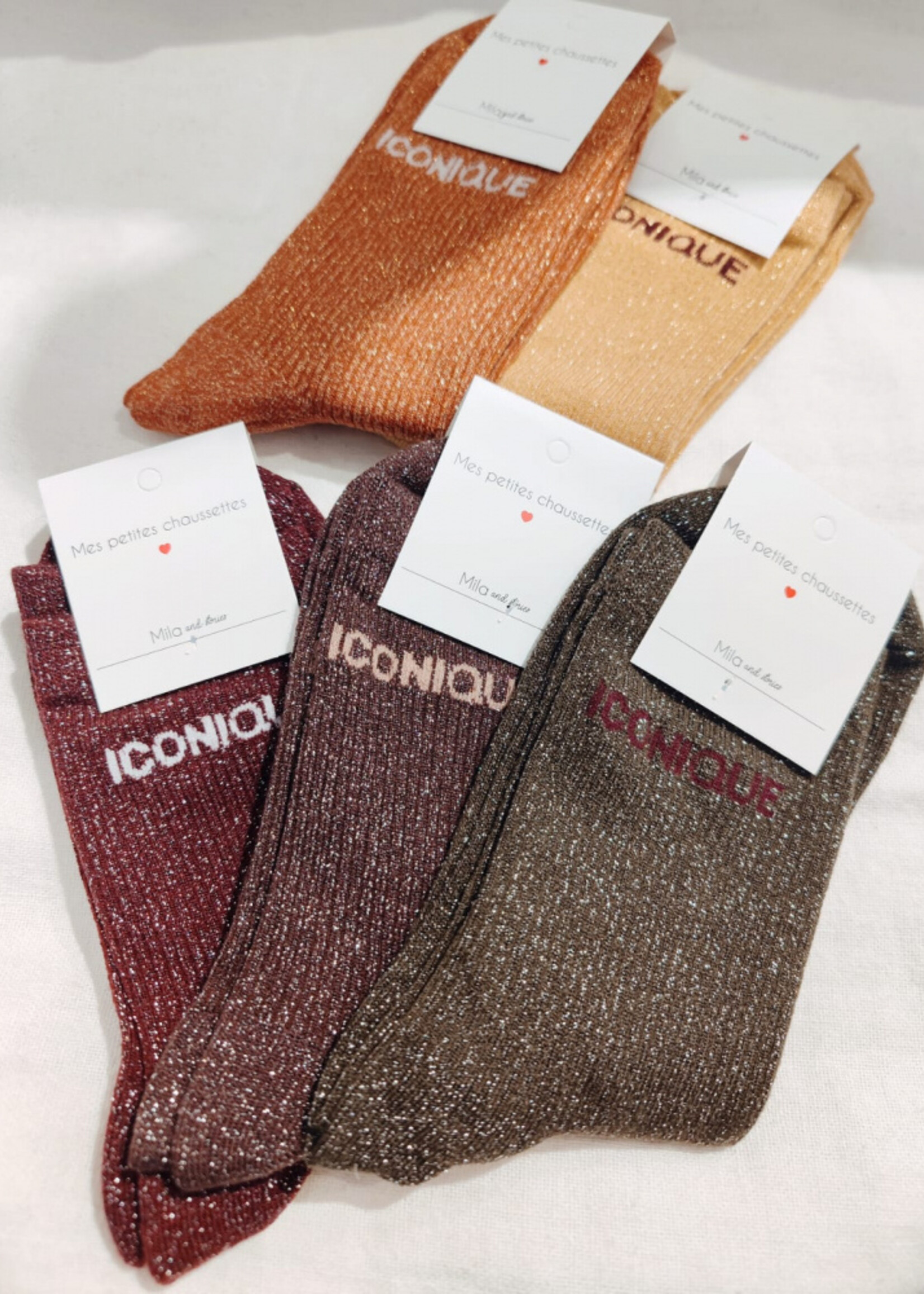 CHAUSSETTES PAILLETÉS ICONIQUE