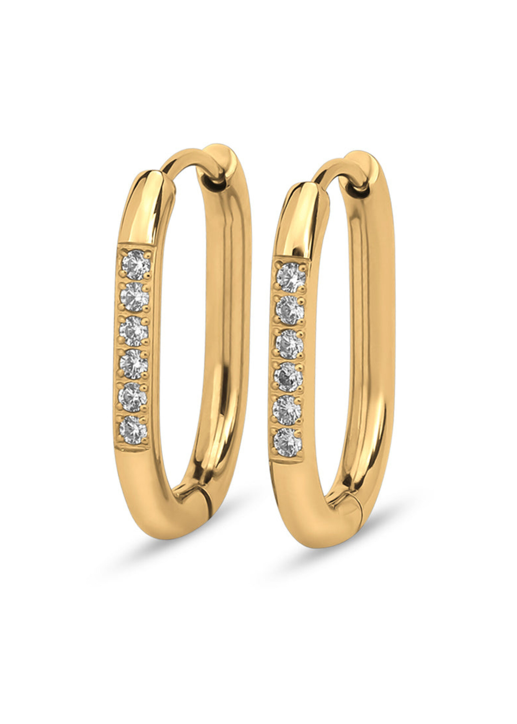 BO FRIENDS EARRING  LILA CZ - melano