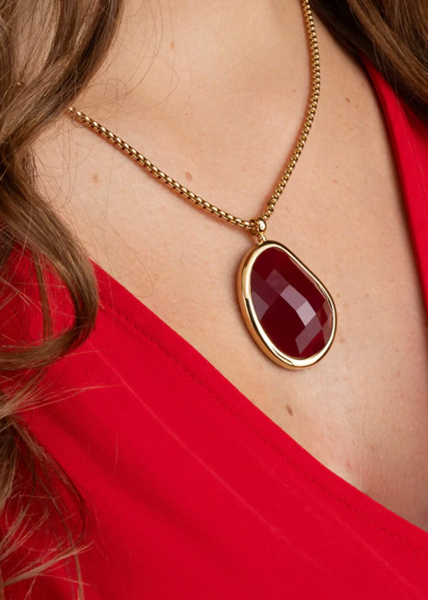 KOSMIC PENDANT SHAPED FACET - MELANO