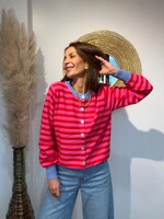 GILET A RAYURES BEATA - ONE SIZE