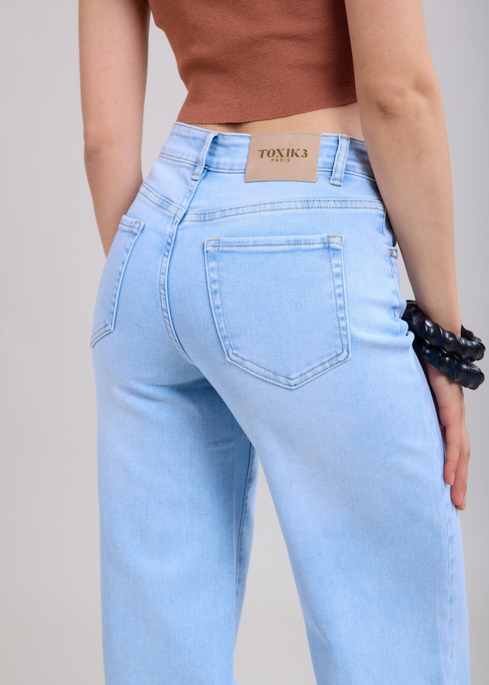 TOXIK3 TOXIK3 Jean taille haute wide leg