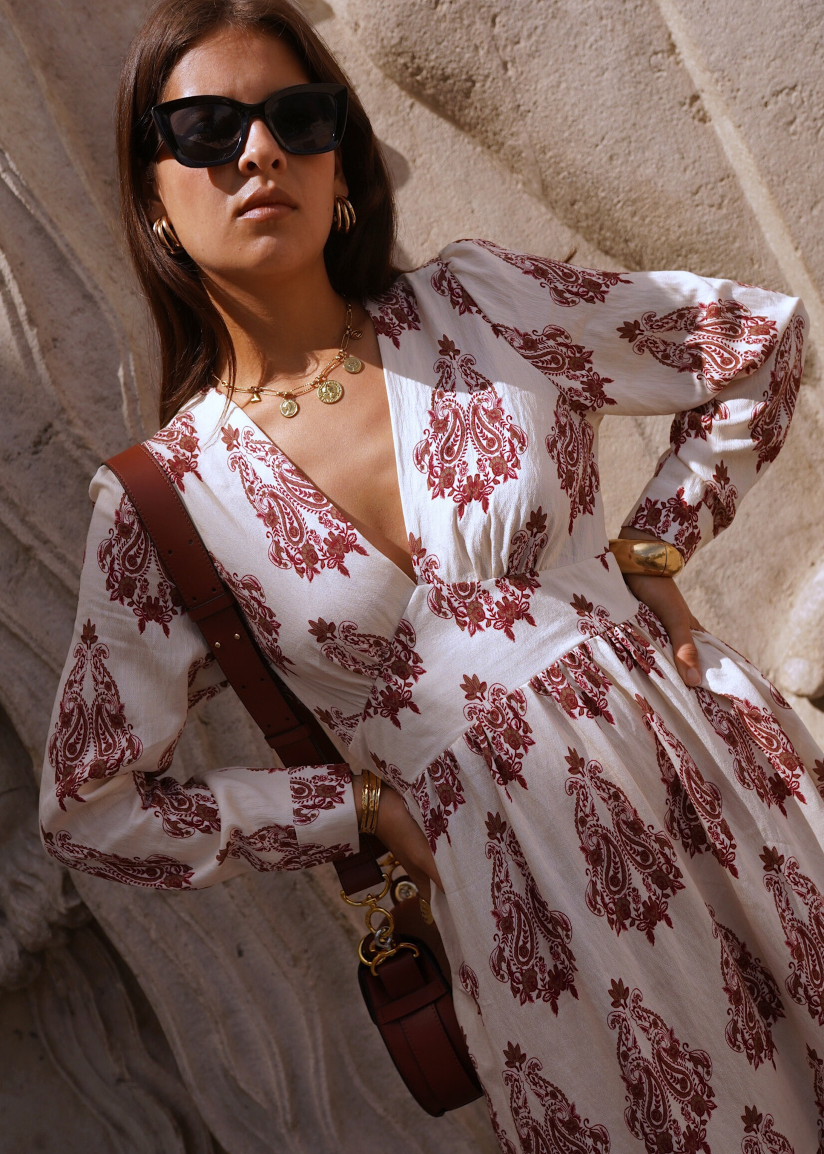 ROBE LONGUES MANCHES- BOHO