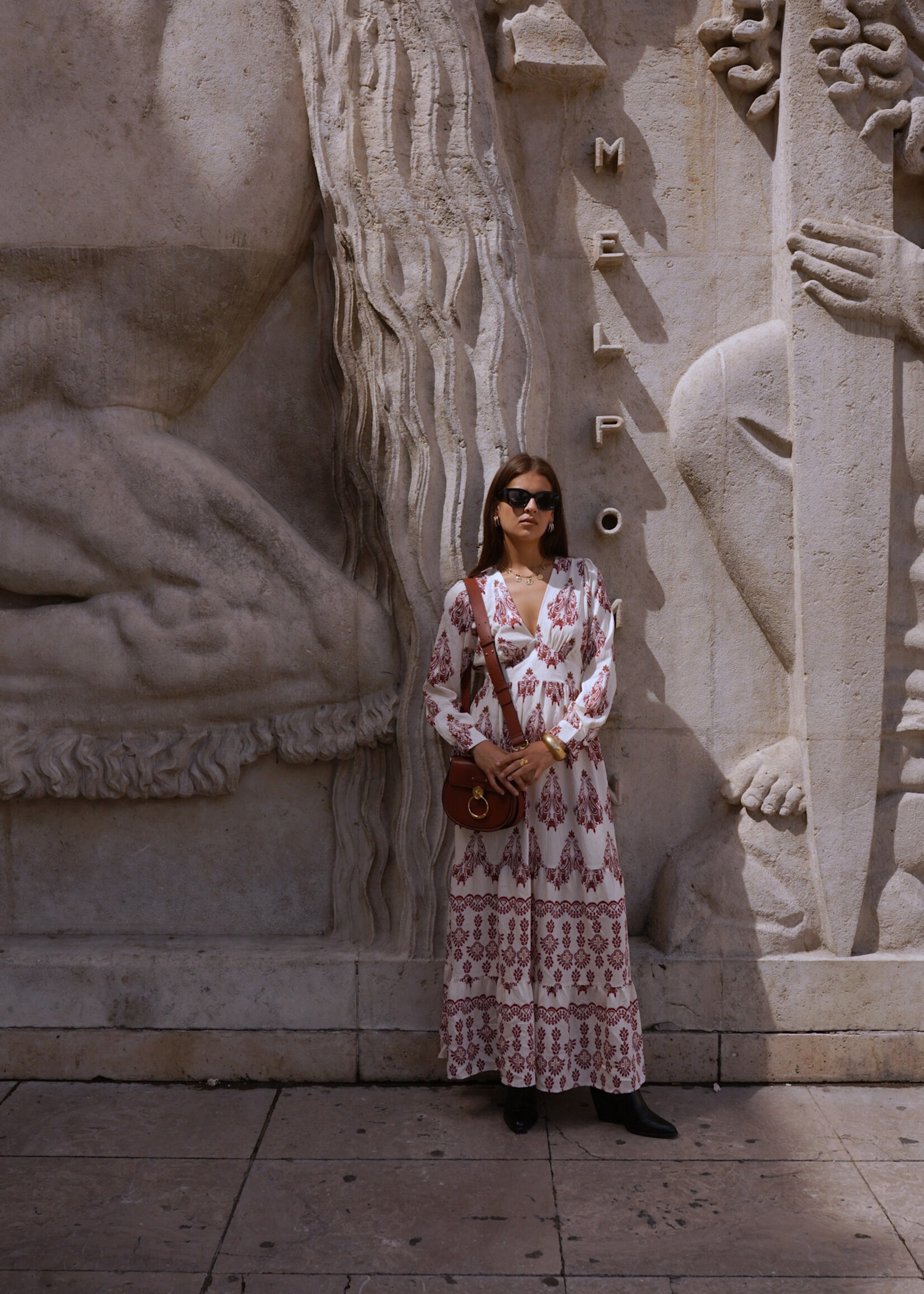 ROBE LONGUES MANCHES- BOHO