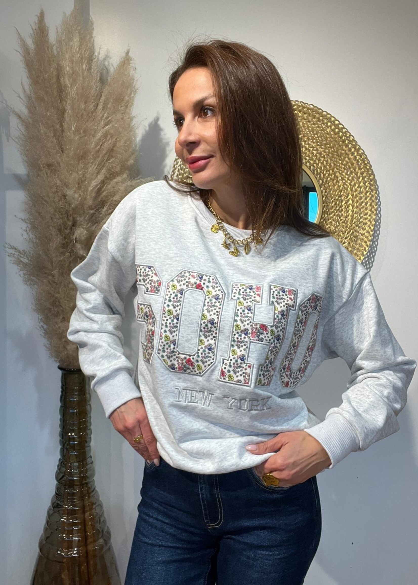 SWEAT SOHO GREY - ONE SIZE