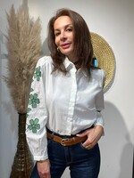 CHEMISE BRODERIE SUR LES MANCHES