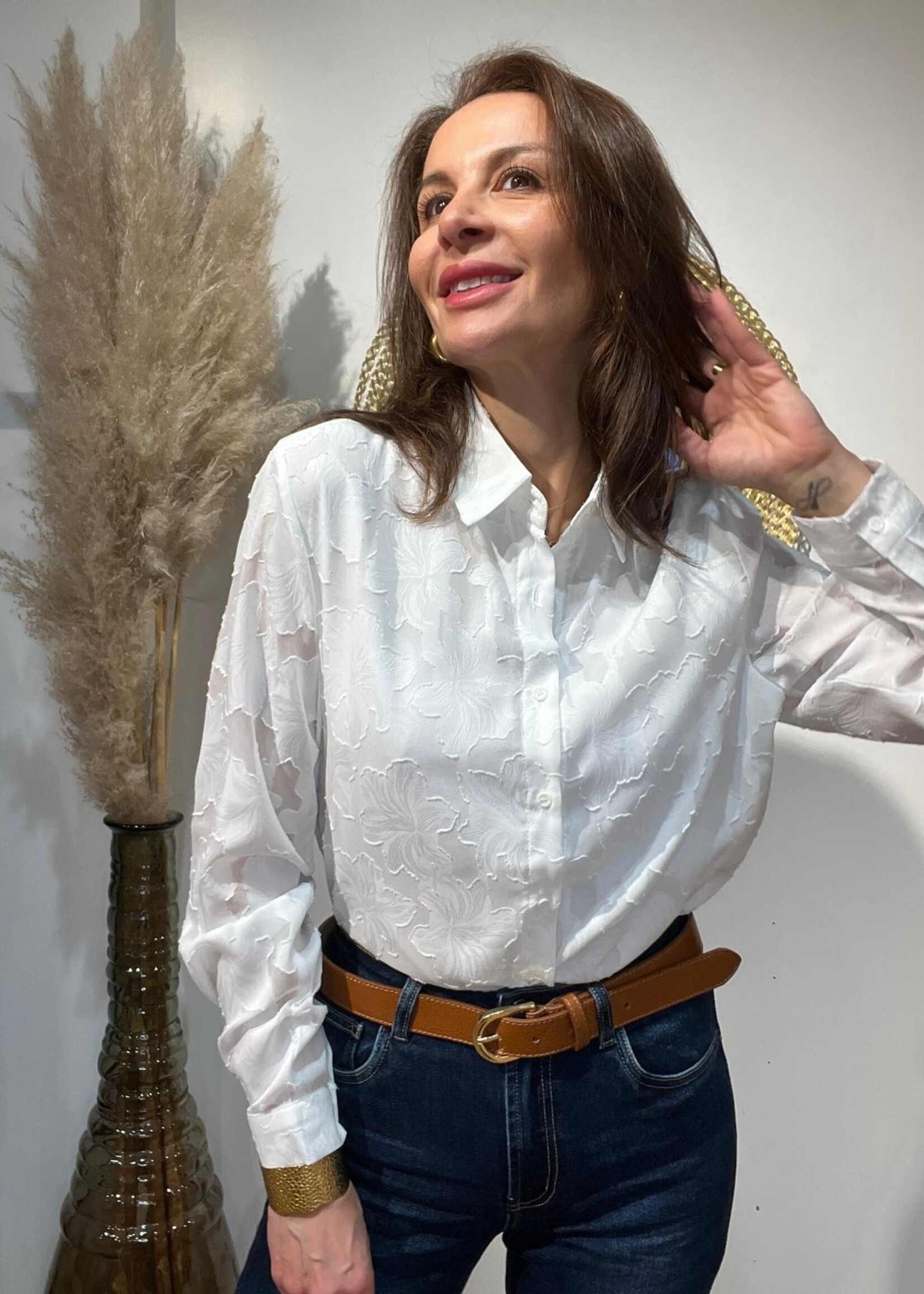 CHEMISE A MOTIFS - LEONIE