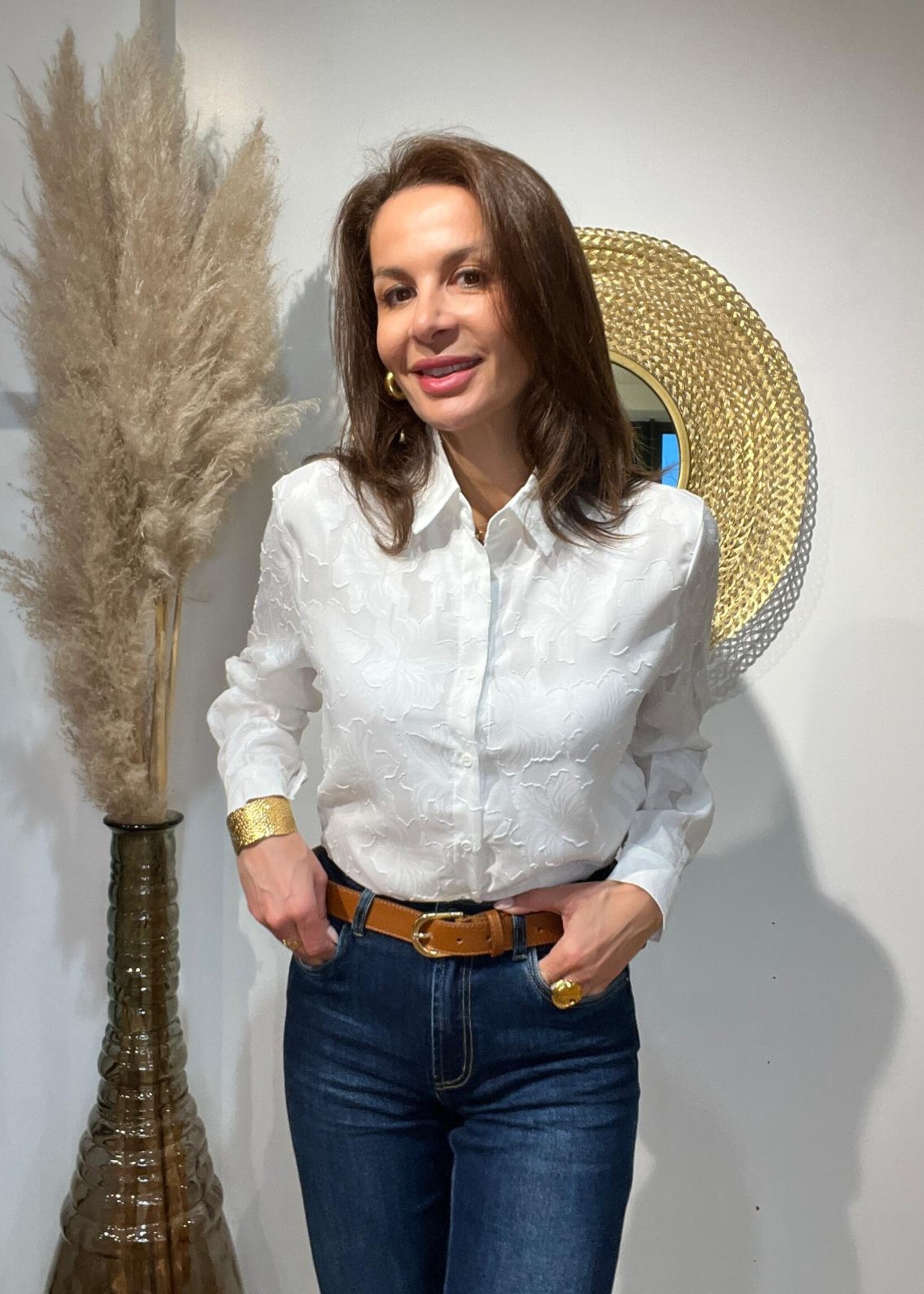 CHEMISE A MOTIFS - LEONIE