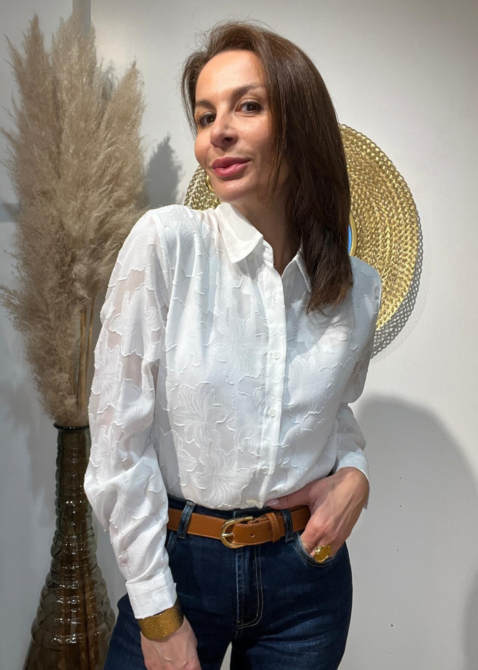 CHEMISE A MOTIFS - LEONIE