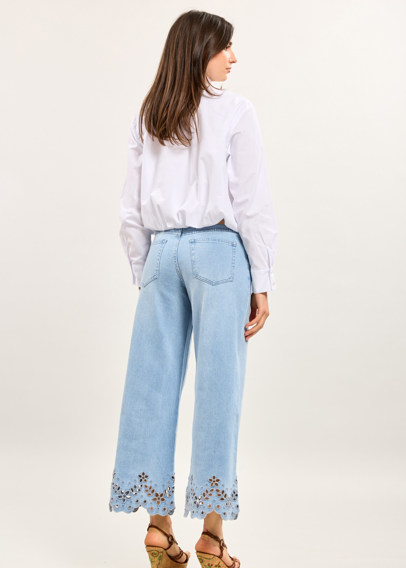 TOXIK3 JEAN WIDE BORD EN BRODERIES