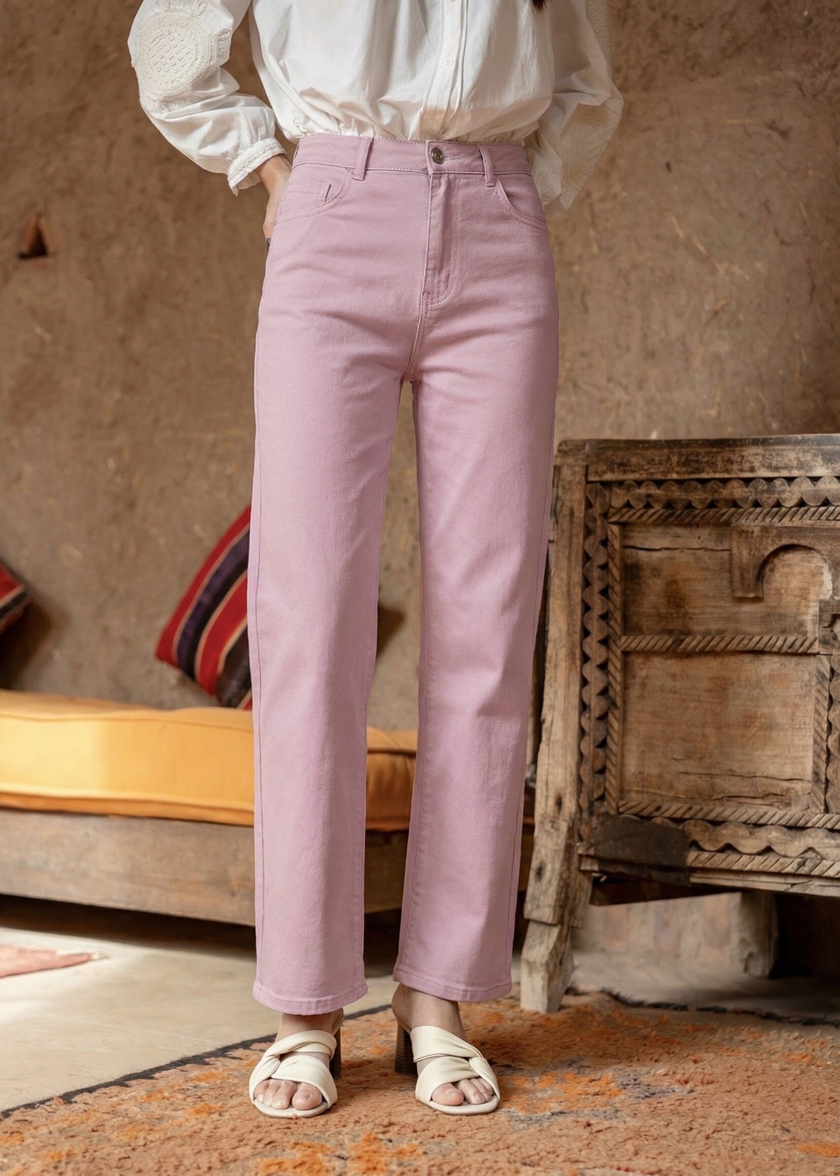 JEAN DROIT BRODERIE COEUR POCHE