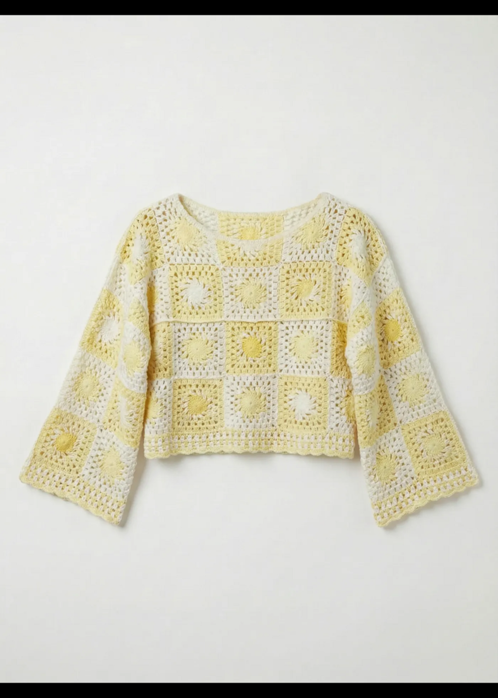 PULL CROCHET SOLEIL