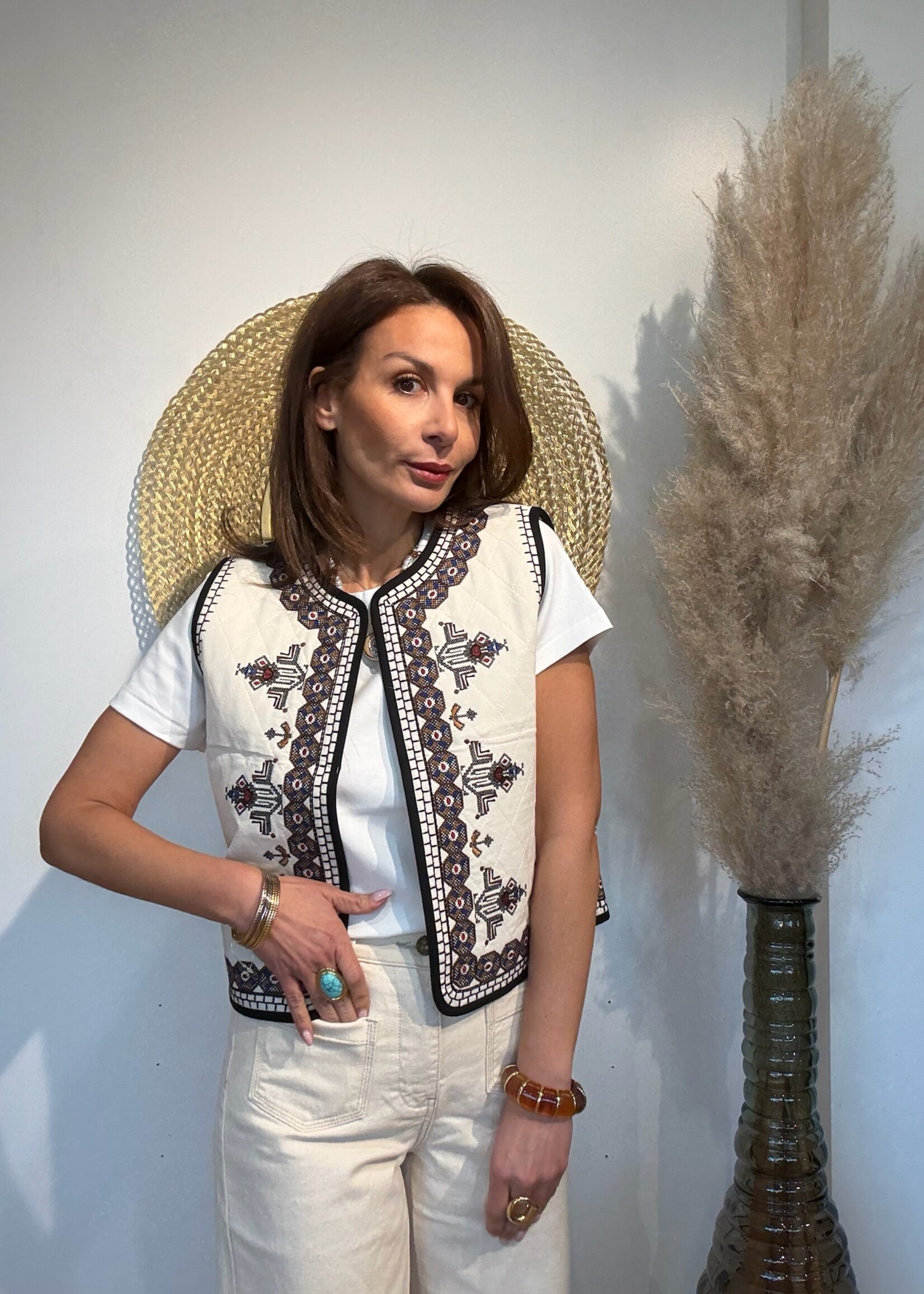 GILET AZTEC SANS MANCHES