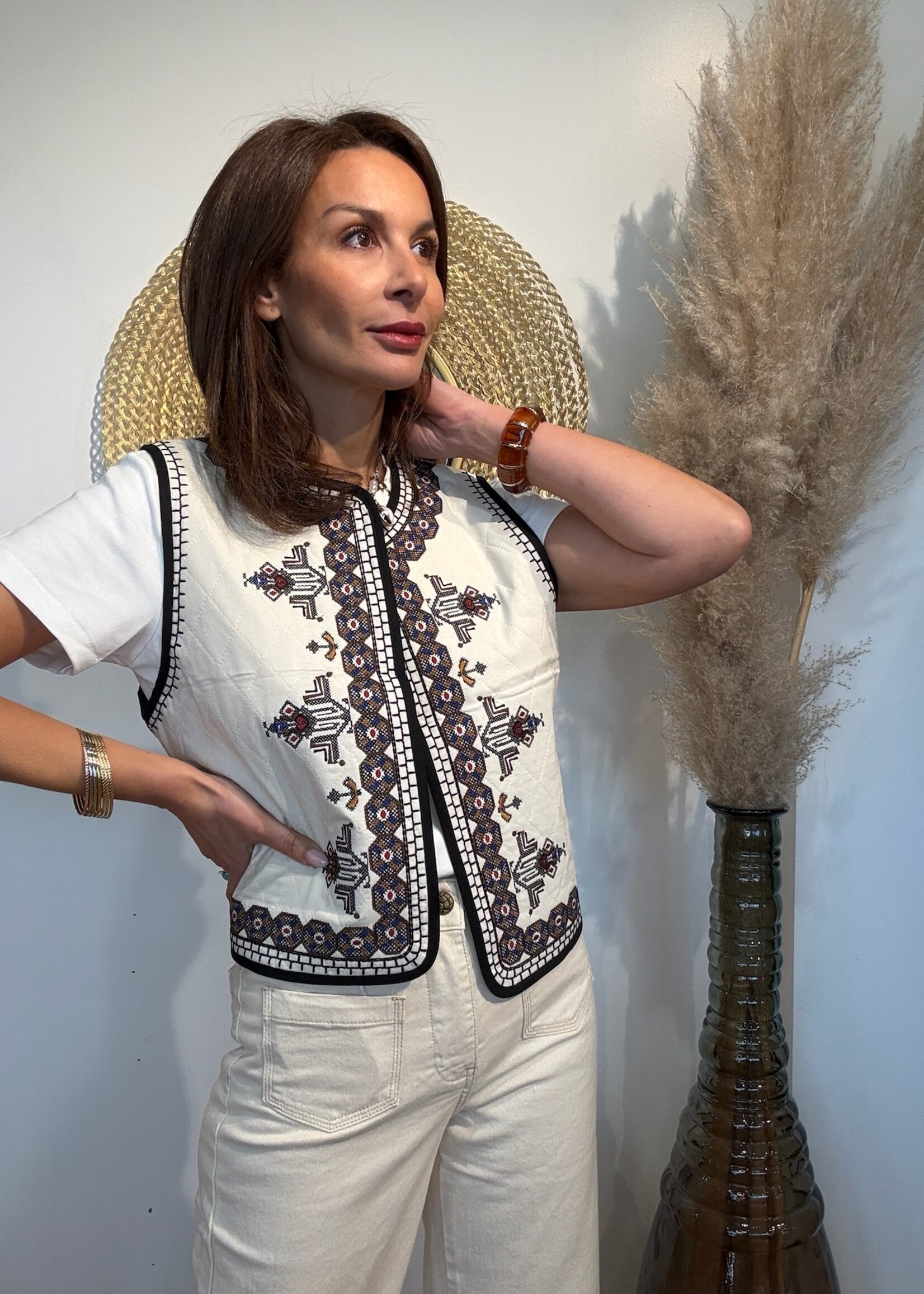 GILET AZTEC SANS MANCHES