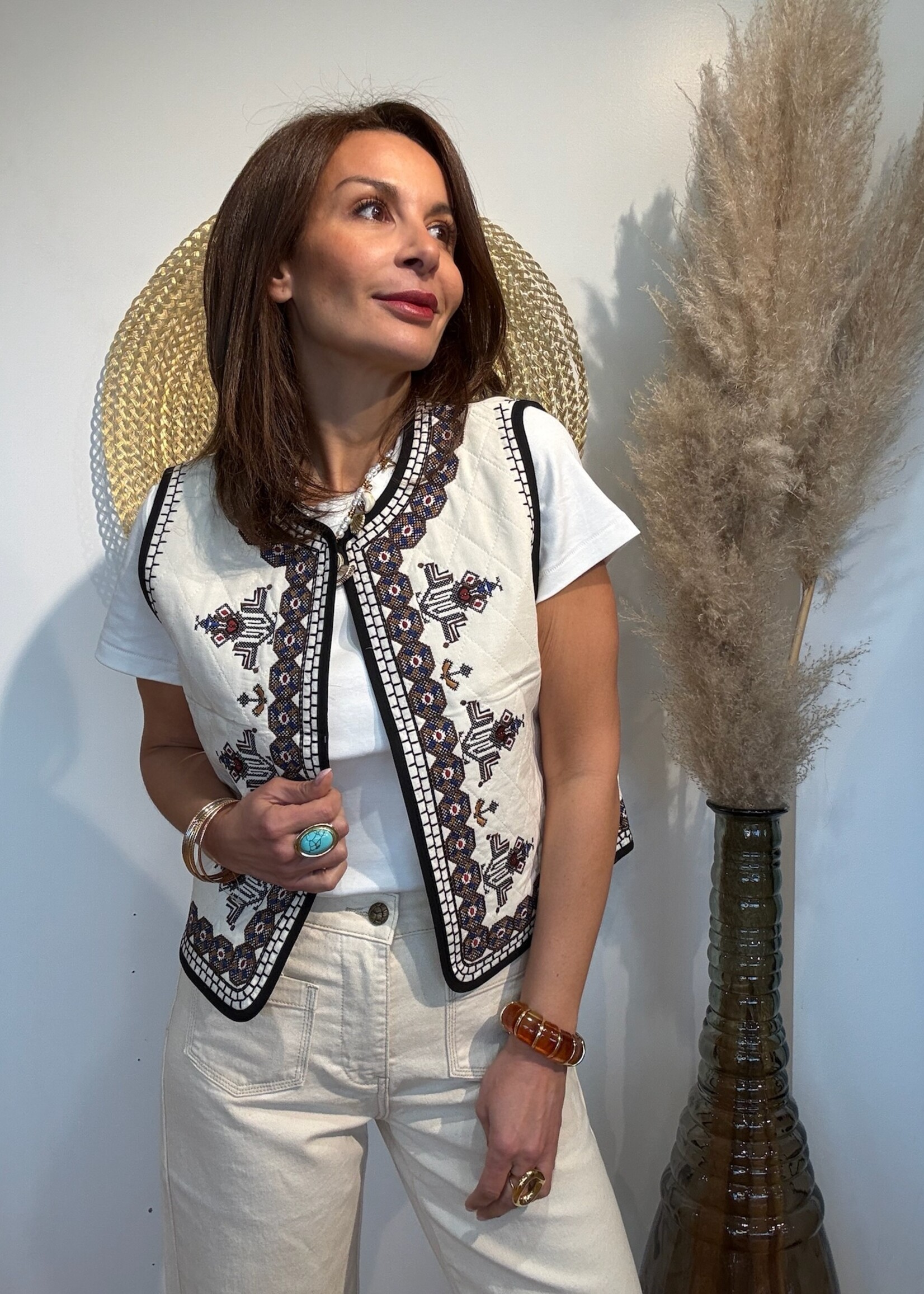 GILET AZTEC SANS MANCHES