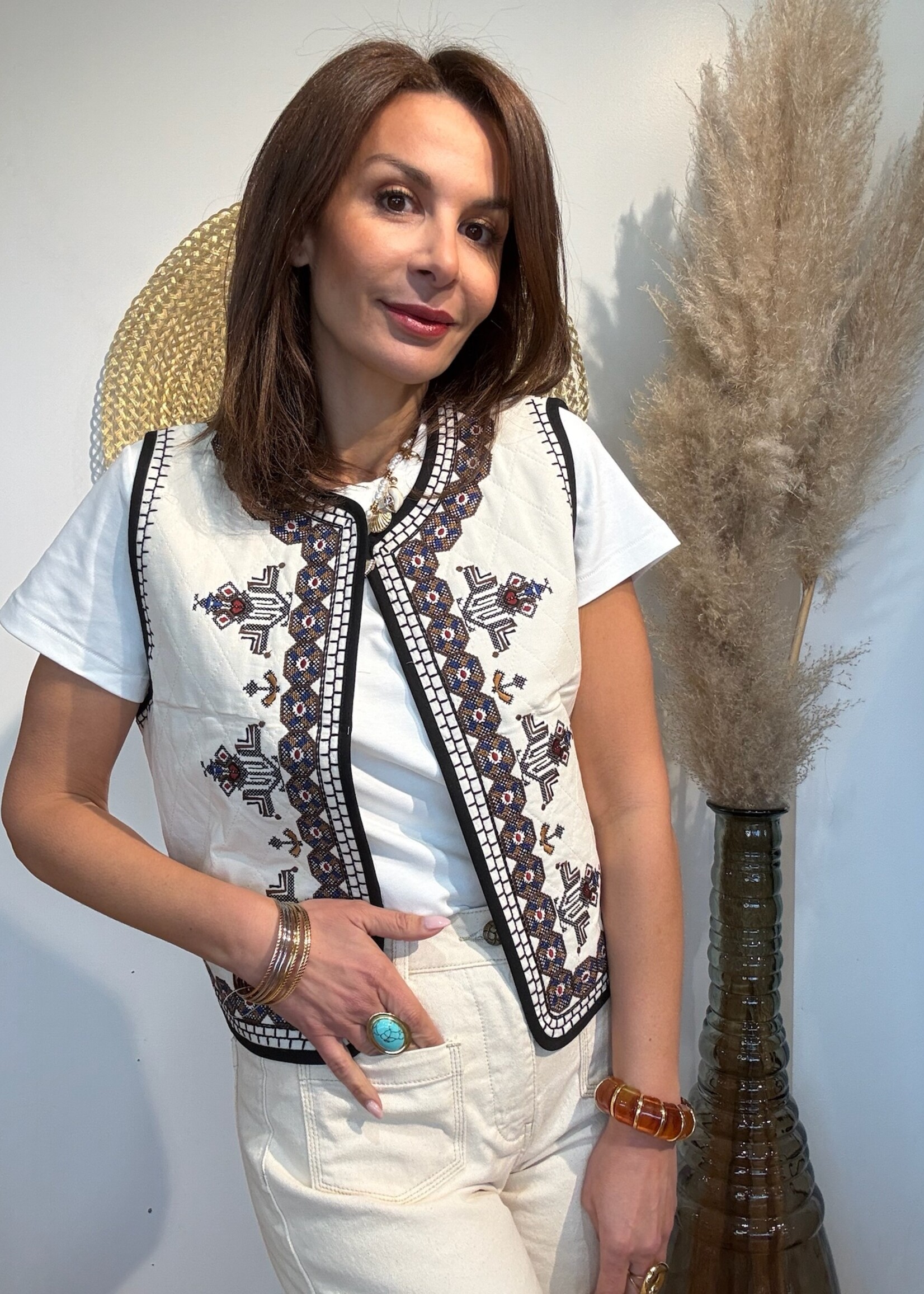 GILET AZTEC SANS MANCHES