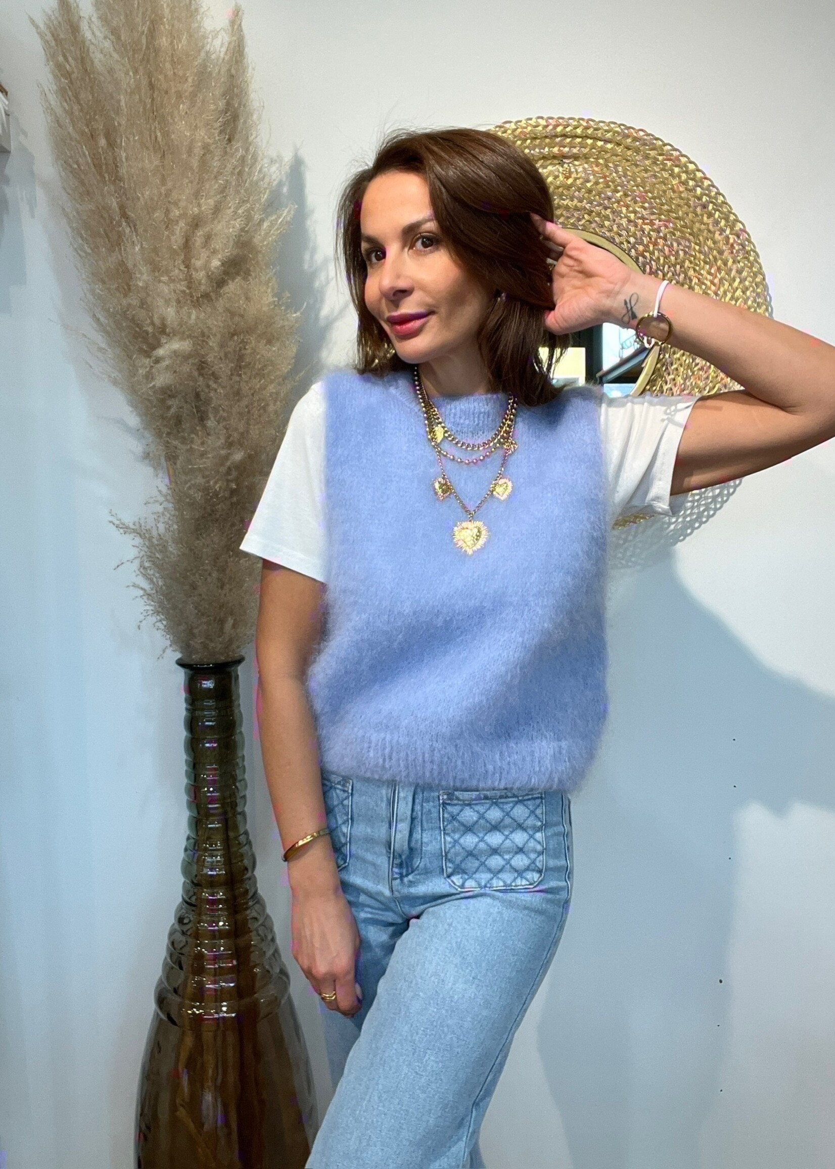 Débardeur en Kid Mohair – Douceur & Légèreté