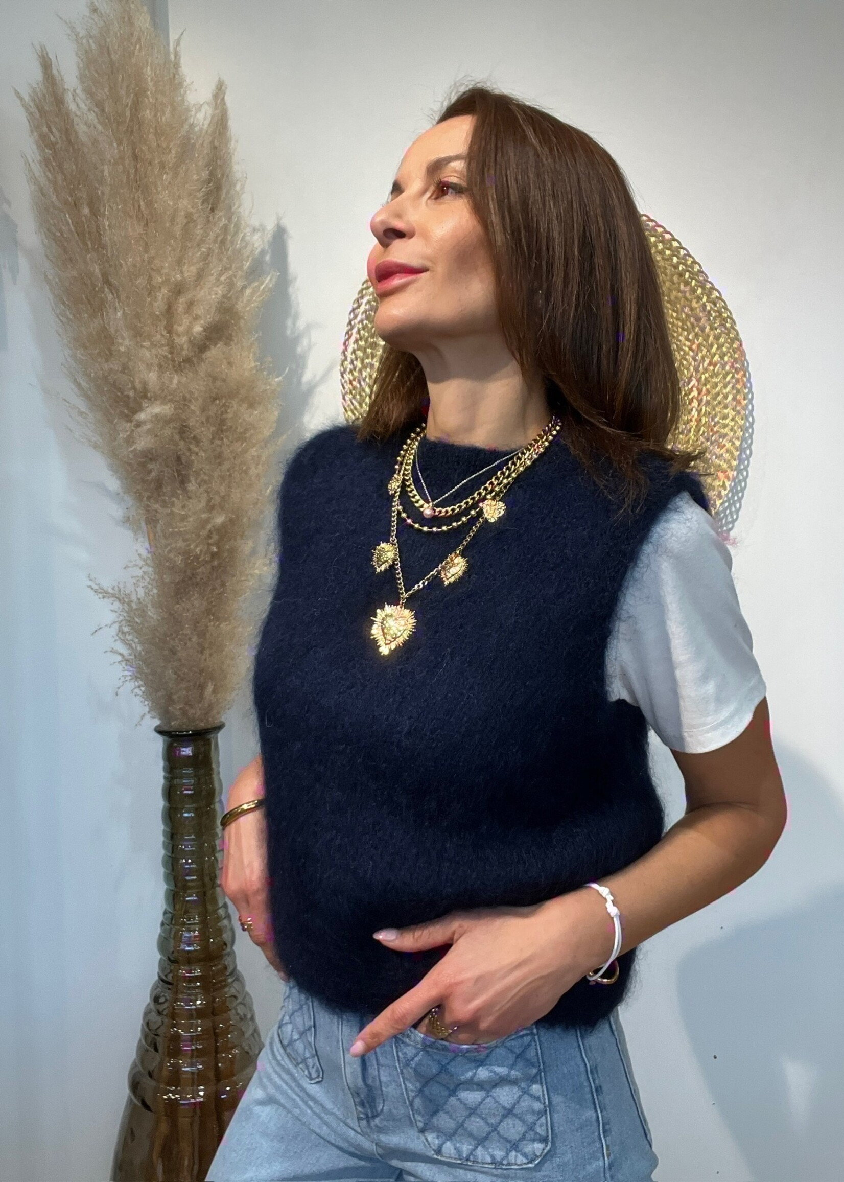 Débardeur en Kid Mohair – Douceur & Légèreté
