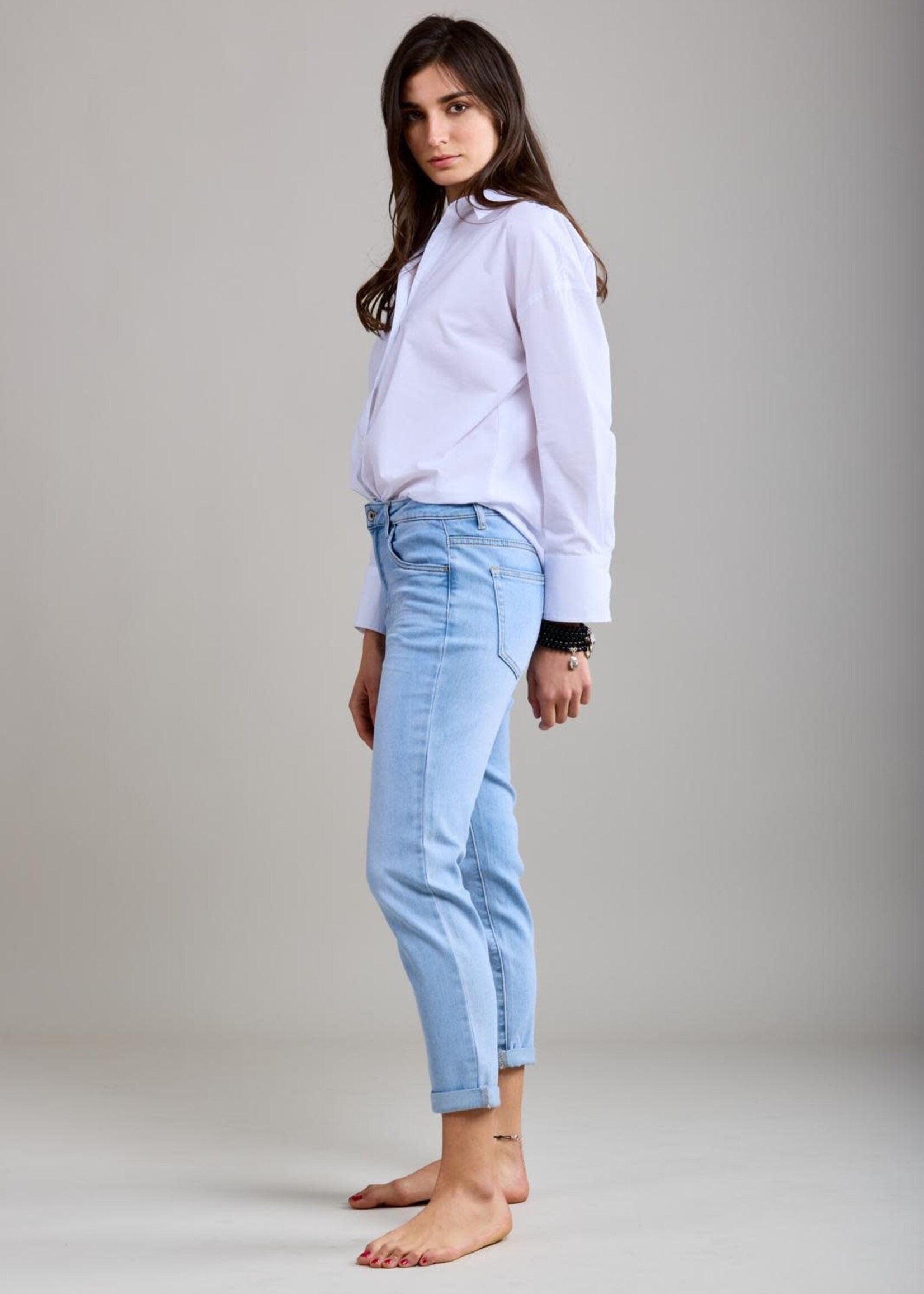 TOXIK3 BOYFRIEND JEAN BROEK MET ZOOM